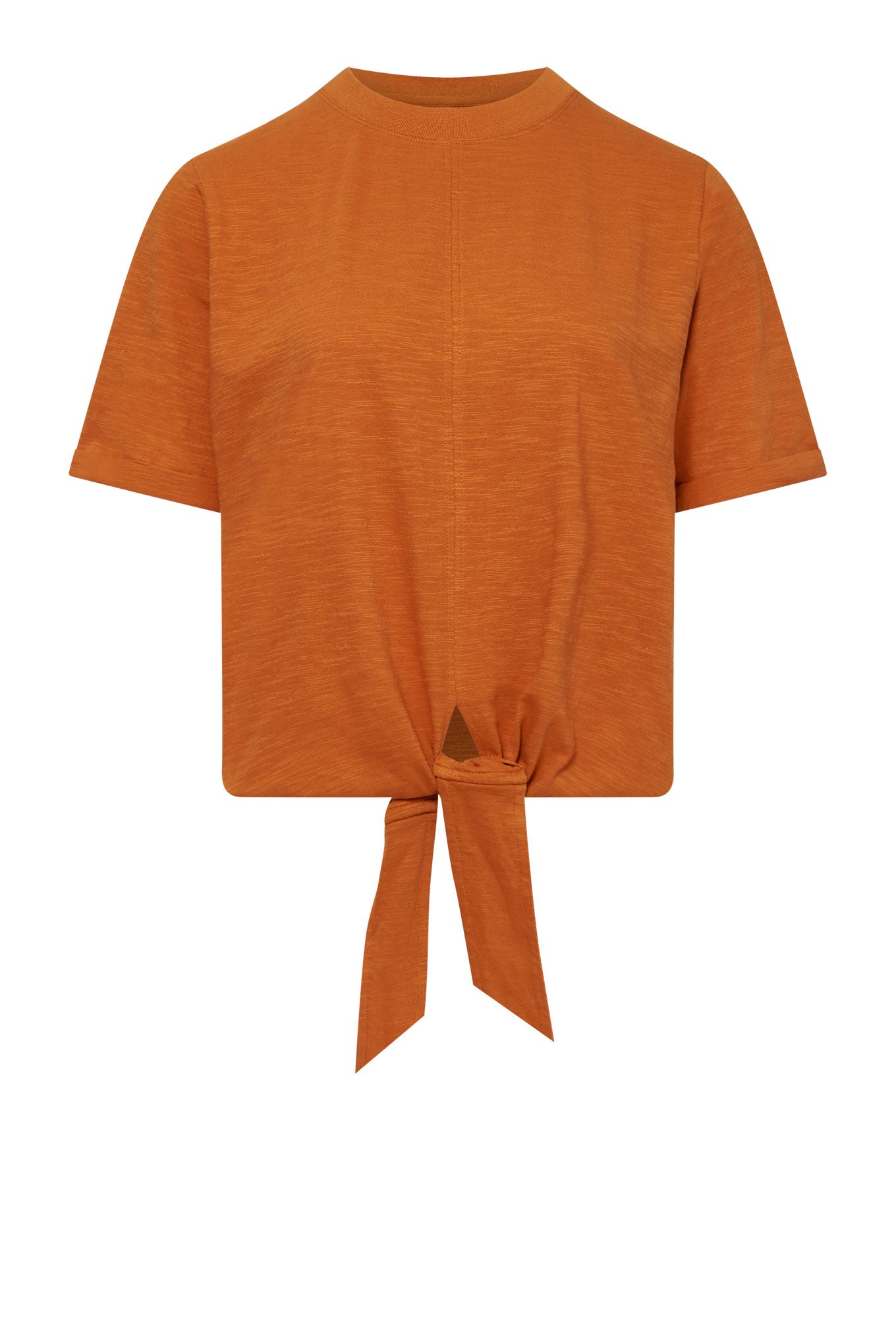 Komodo Women's Yellow / Orange Anisa - Gots Organic Cotton Top Burnt Orange In Brown