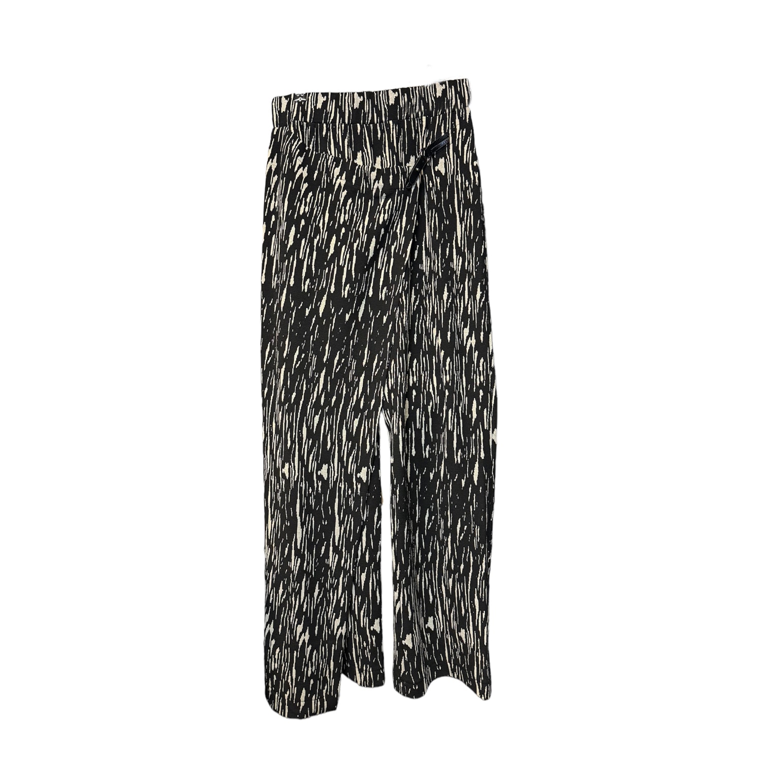 Artista Women's White / Black / Grey Stella Asymmetric Pants In White/black/grey