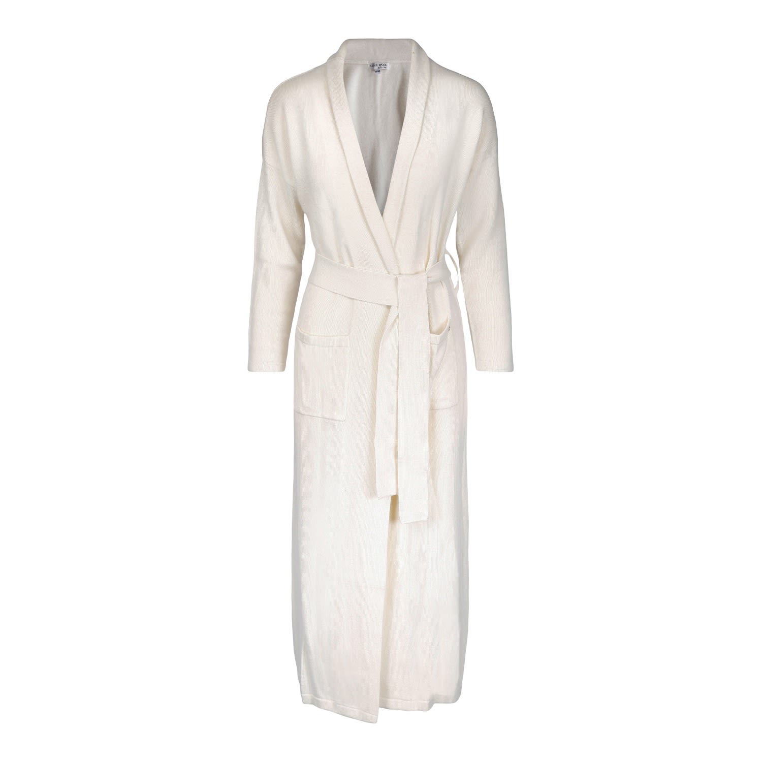 Women’s "Camilla" Cashmere Dressing Gown -Off White L/Xl Tirillm