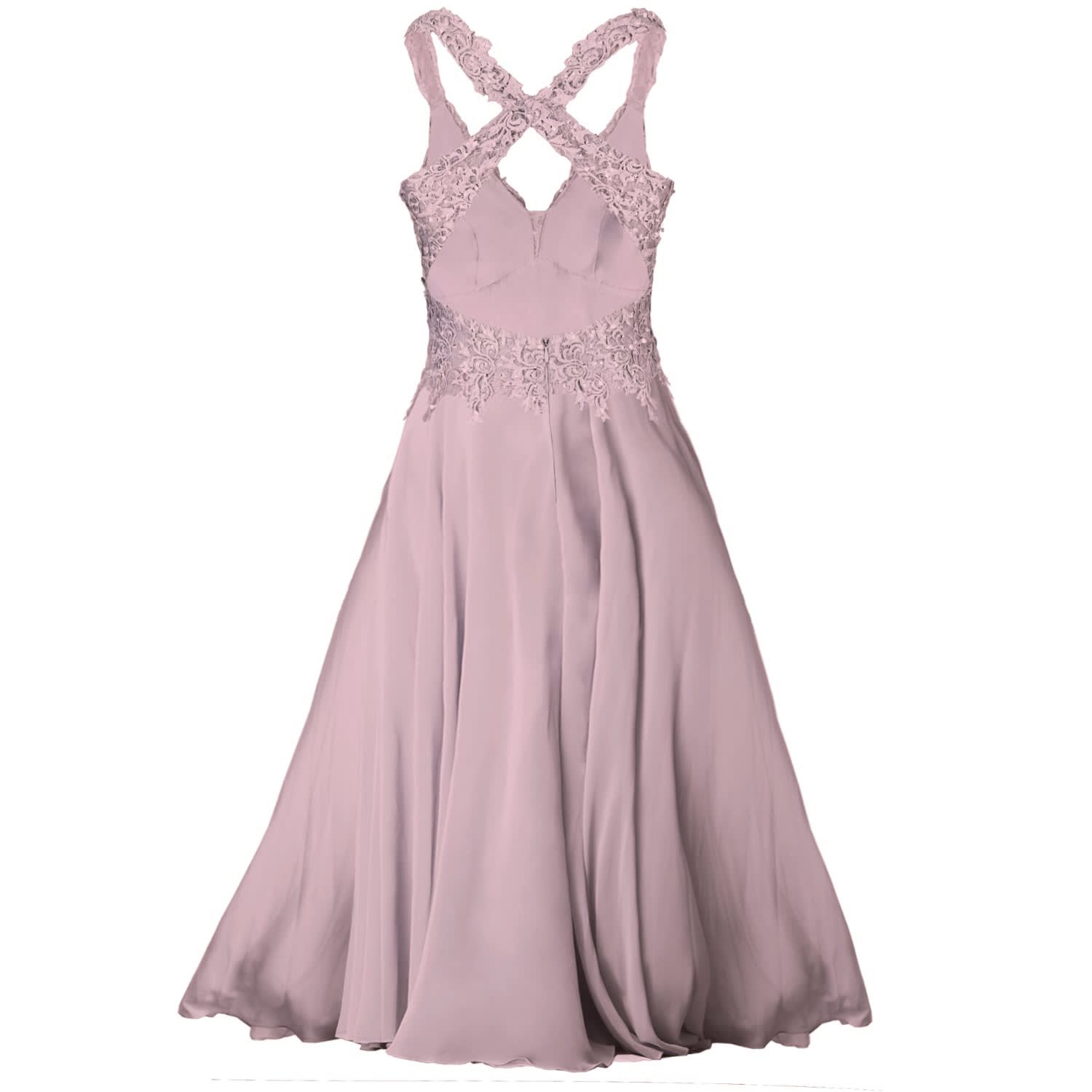 dusty pink mini dress