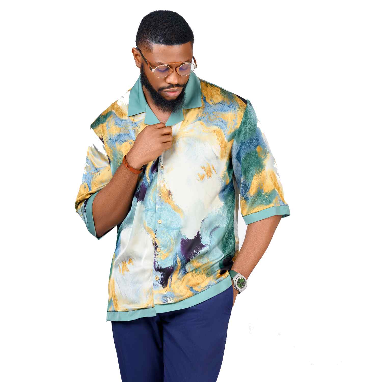 Fioritura Silk Shirt | Freak vault | Wolf & Badger