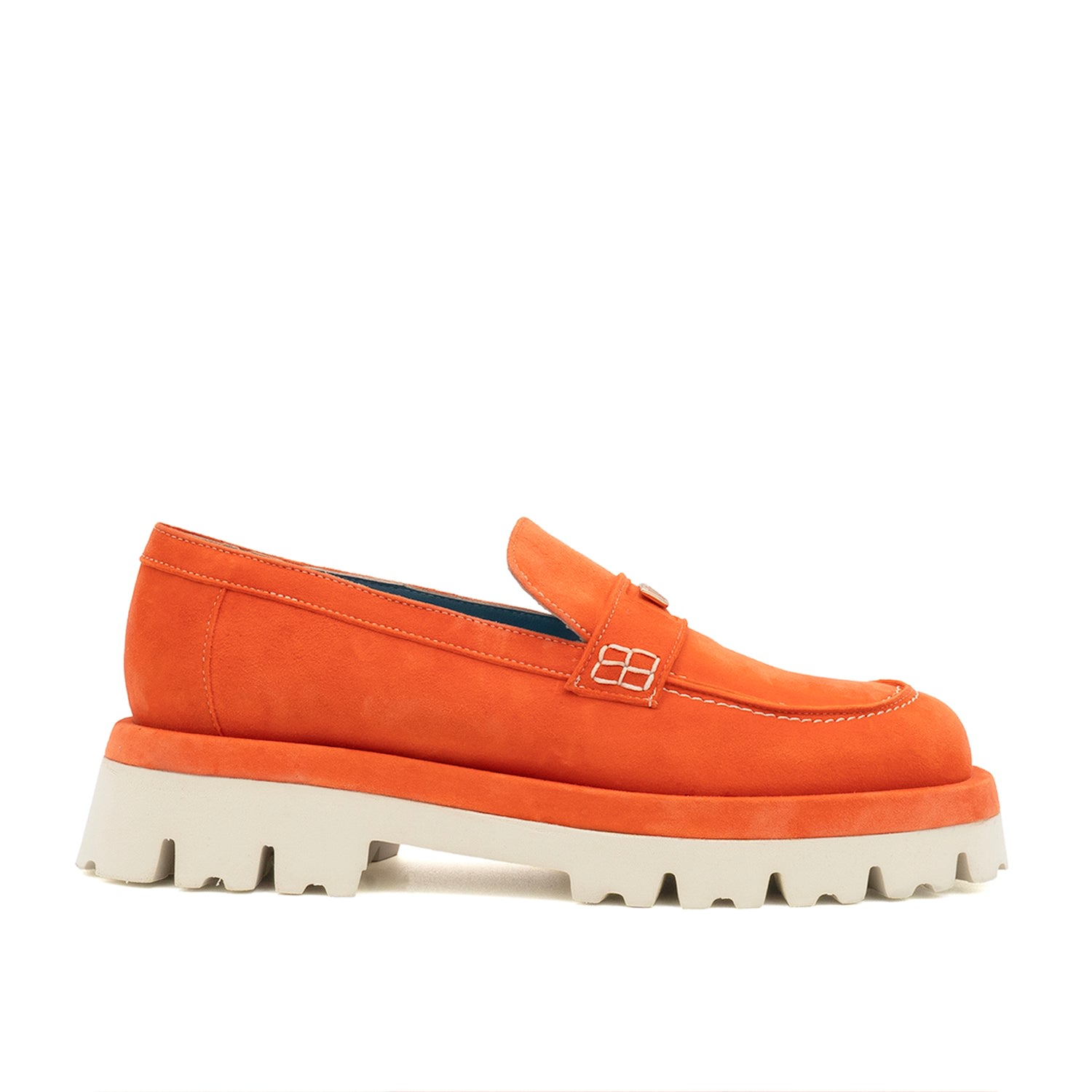 Valentina Rangoni Women's Yellow / Orange Francesca Loafer Apricot Cashmere In Yellow/orange