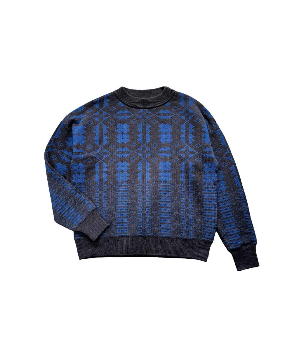 MABLI WOMEN'S BLACK / BLUE ERYRI PULLOVER - UMBER / DENIM