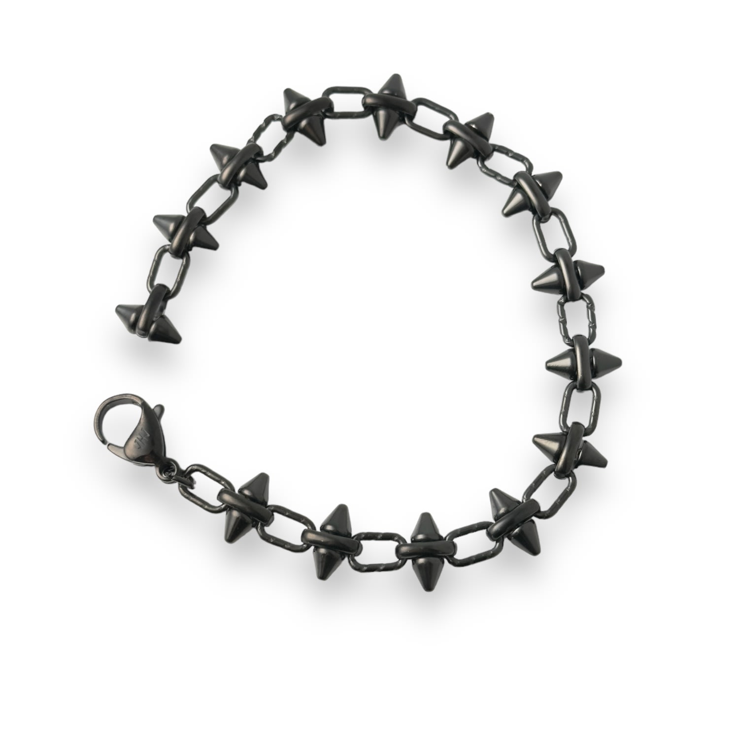 Jagged Halo Jewelry Women's Barbie Barbed Wire Chain Anklet In Black Rhodium