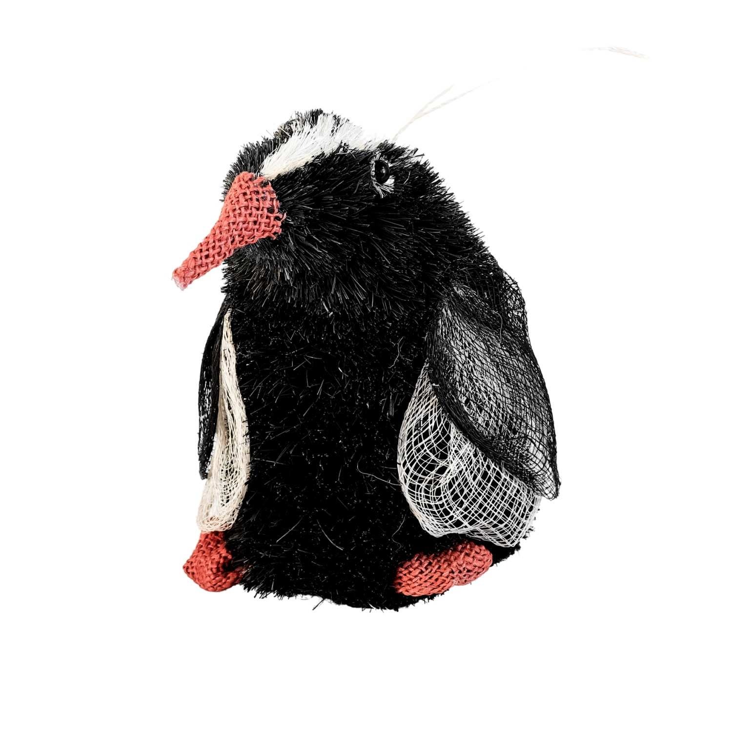 Set Of Three Penguin Ornament, Black Medium - Holiday Ornaments Likhâ