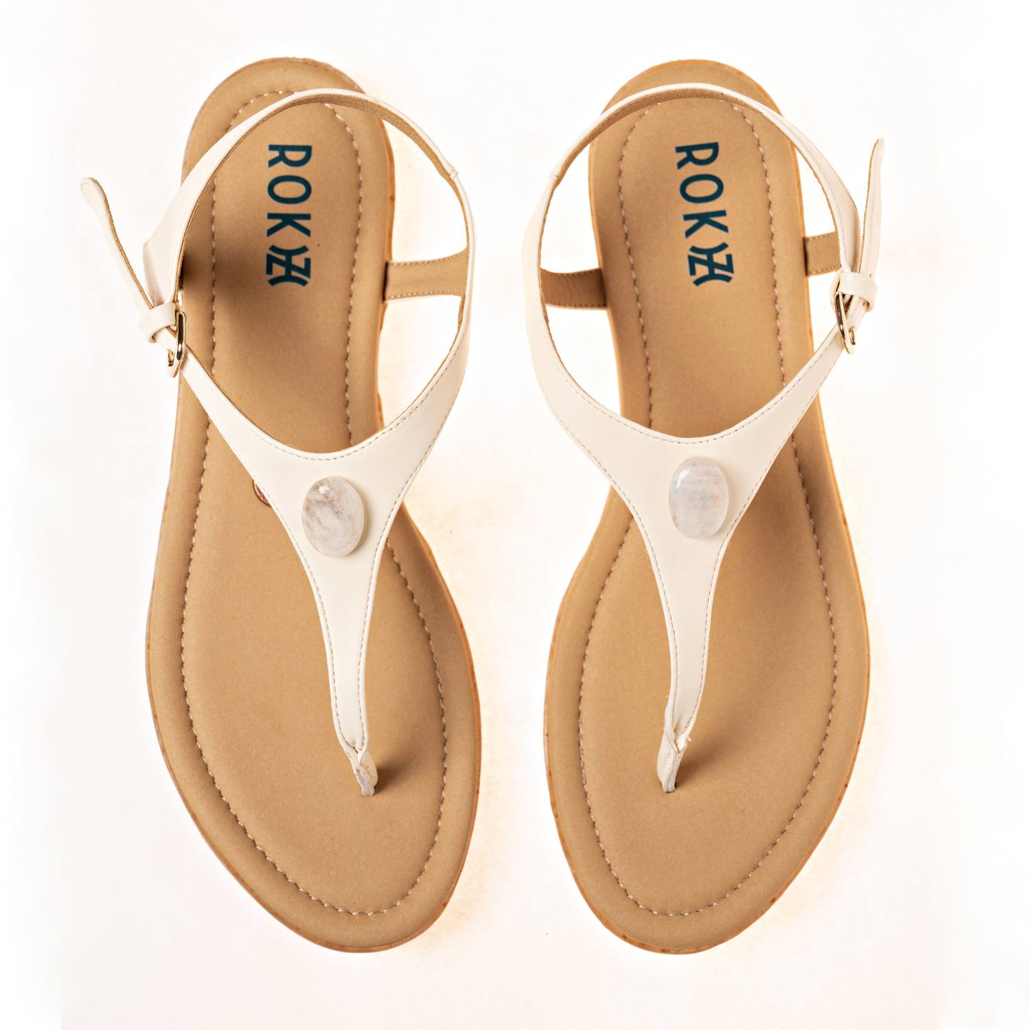 Rokhz Women's White 11:11 Latte With Moonstone