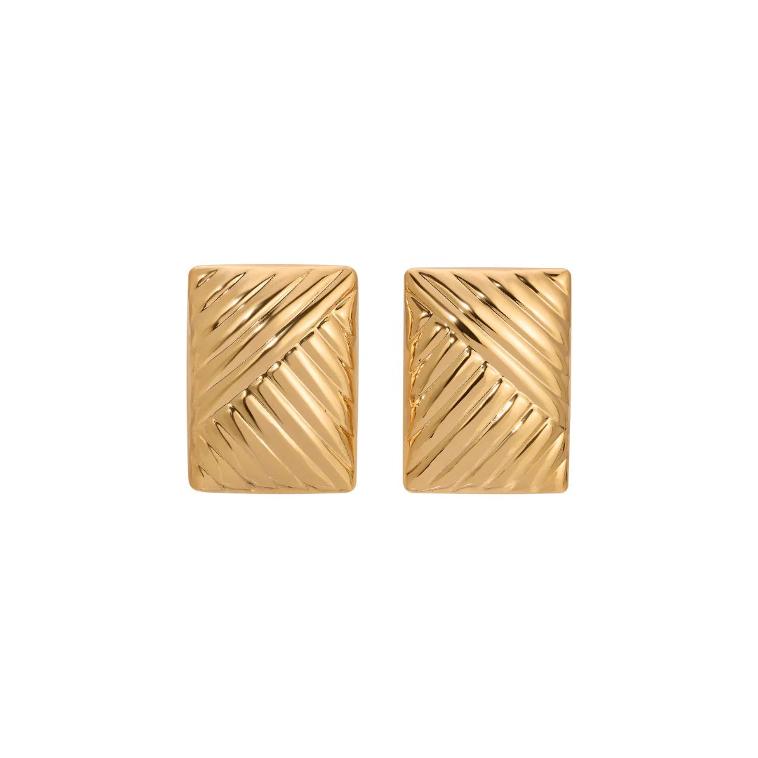 Sśaje Women's Gold Bella Earrings