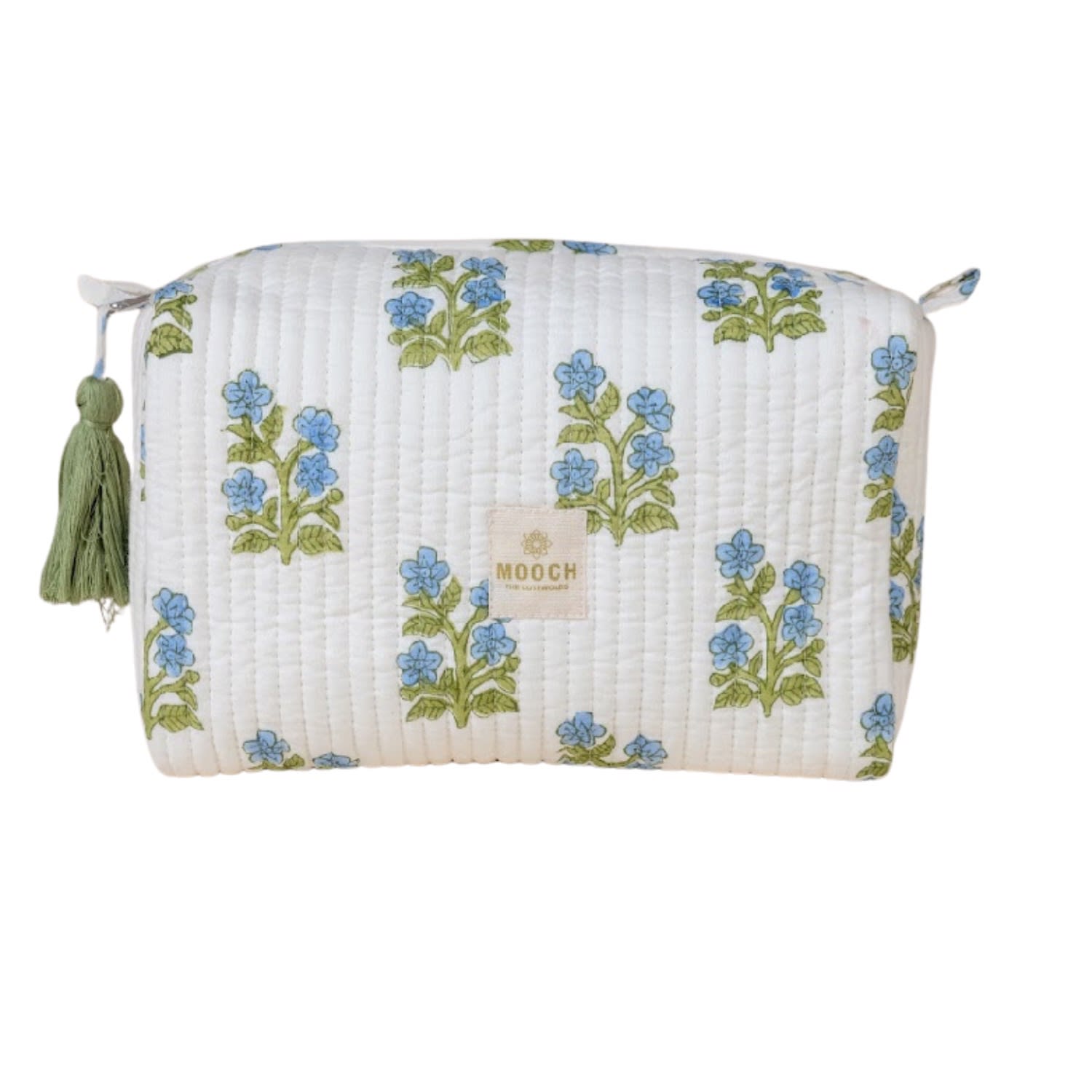 Mooch Cotswolds Green / Blue Arlie Meadow Wash Bag In Multi