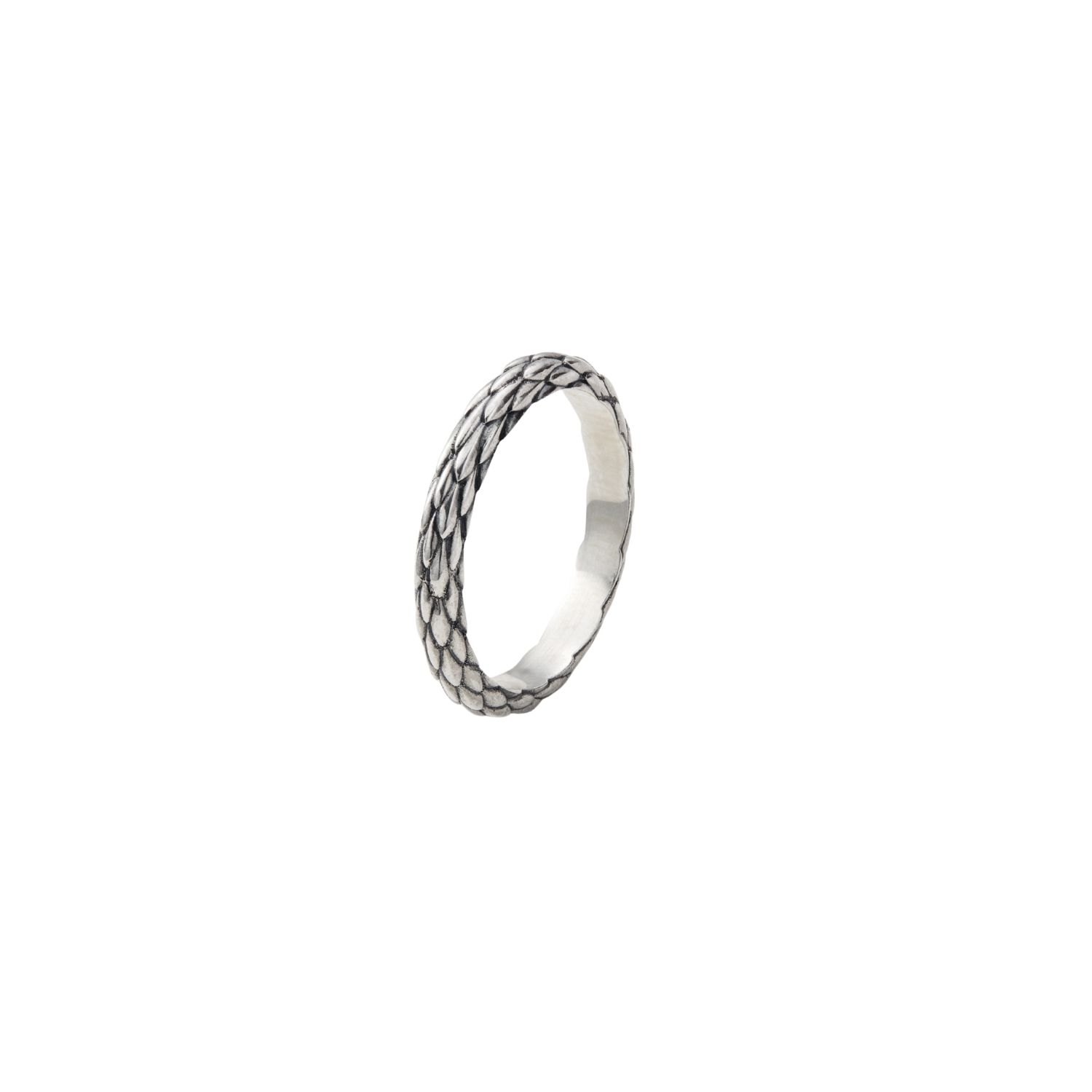 Wild Sons Men's Viper Silver Ring In Silver