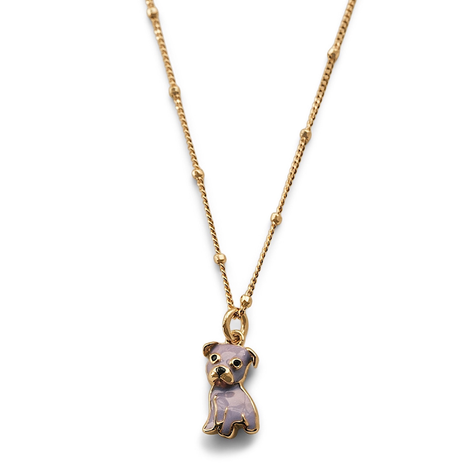 Cloud Haven Women's Pink / Purple / Gold  Mini Pittie Sweetie Pendant In Lollipop Purple