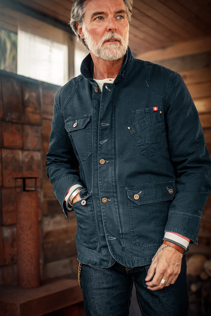 &Sons Prospector Jacket Navy by &SONS Trading Co