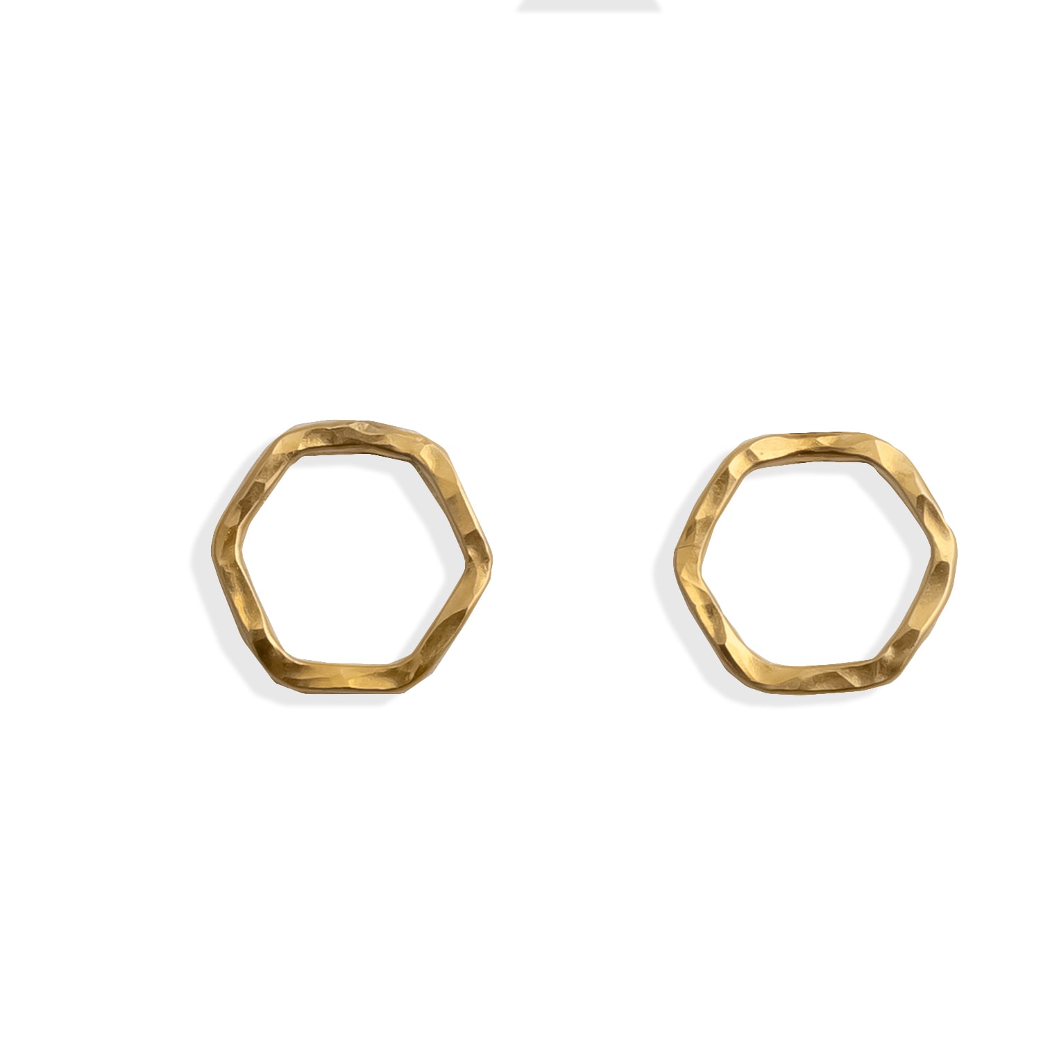 Kate Koel Women's Gold Hexagon Stud Earrings In Gold