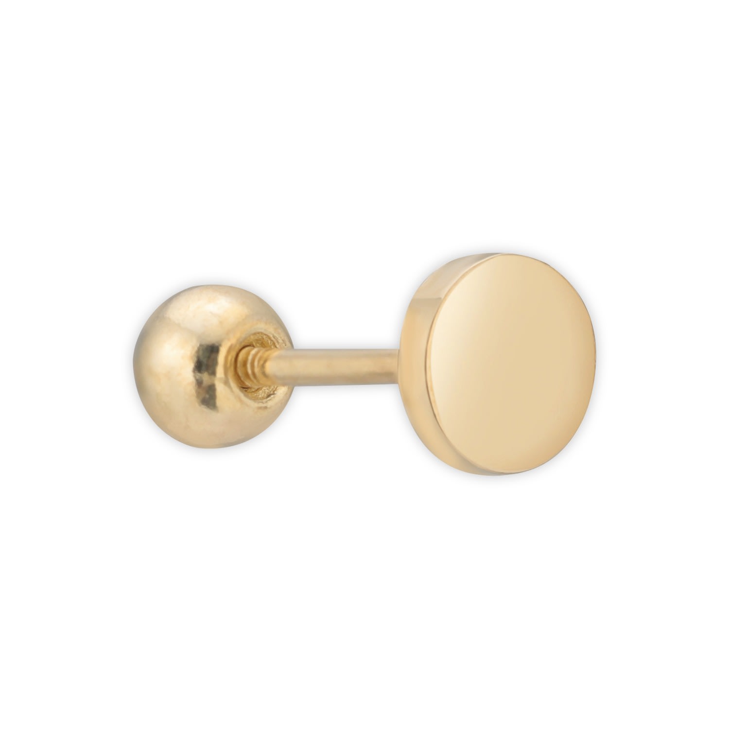 Women’s Subtle Whispers Single Gold Stud Earring Frida & Florence