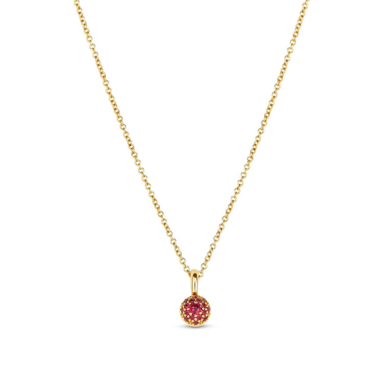 Dinny Hall Women's Gold Ruby Bon Bon Pendant