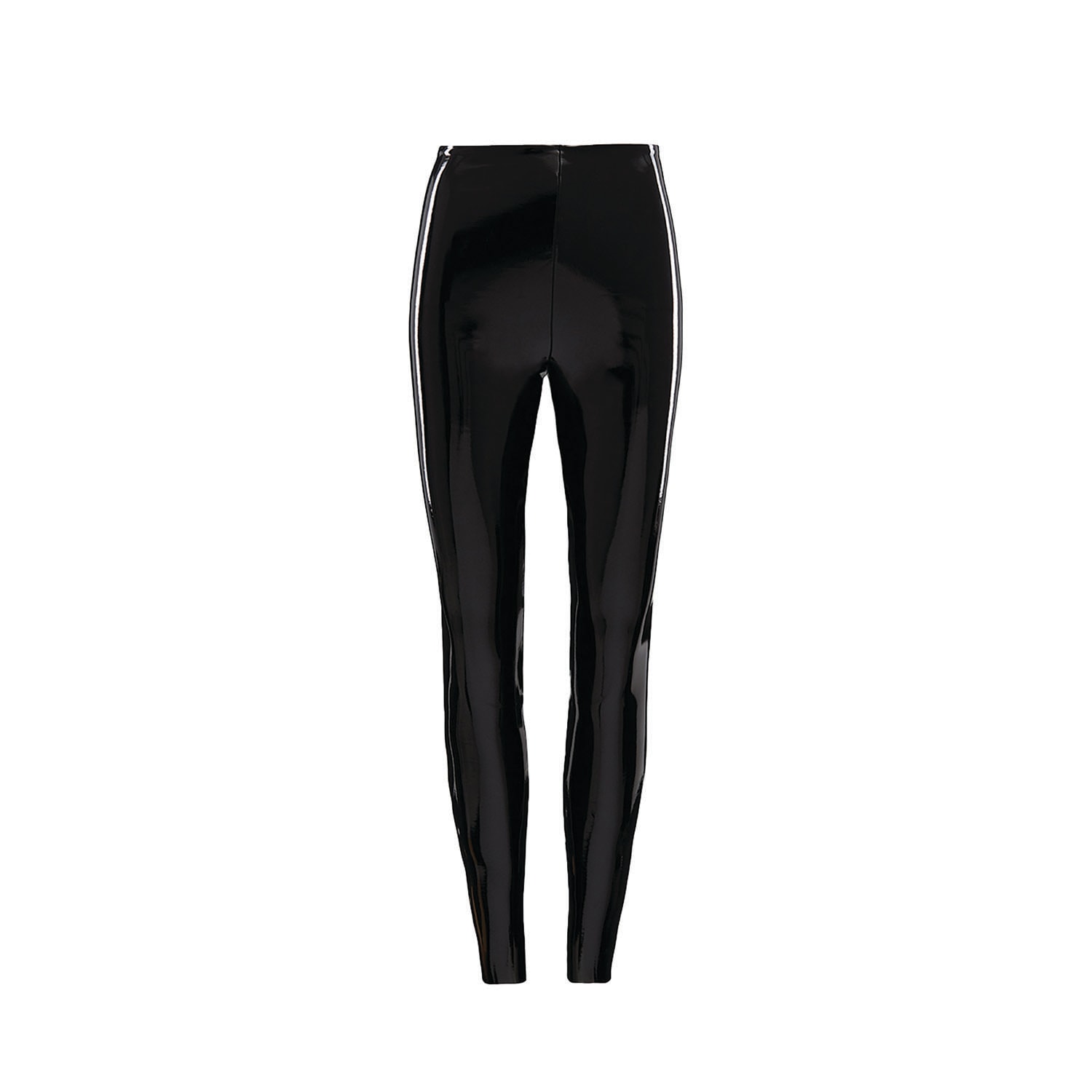Commando Women's  Patent Faux Leather Control Smoothing Legging, Black, Slg25 In Black