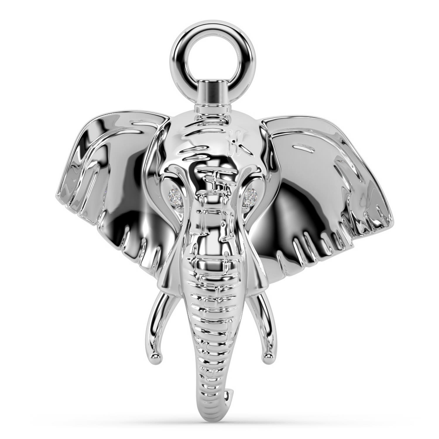 Women’s Silver The Wild Haathi Charm - Elephant Charm Oni Fine Jewelry