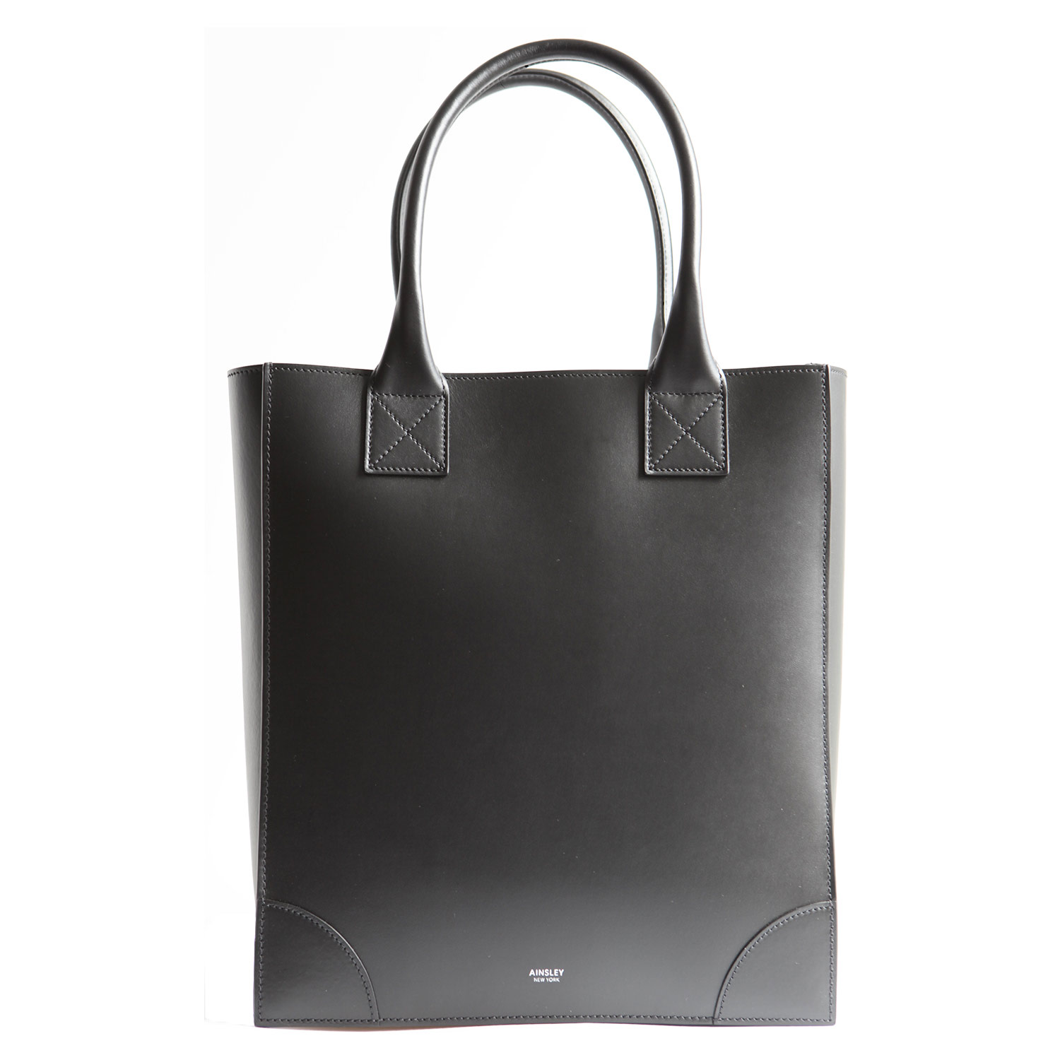 Women’s Black Duke Shopper - Smooth Leather Ainsley New York