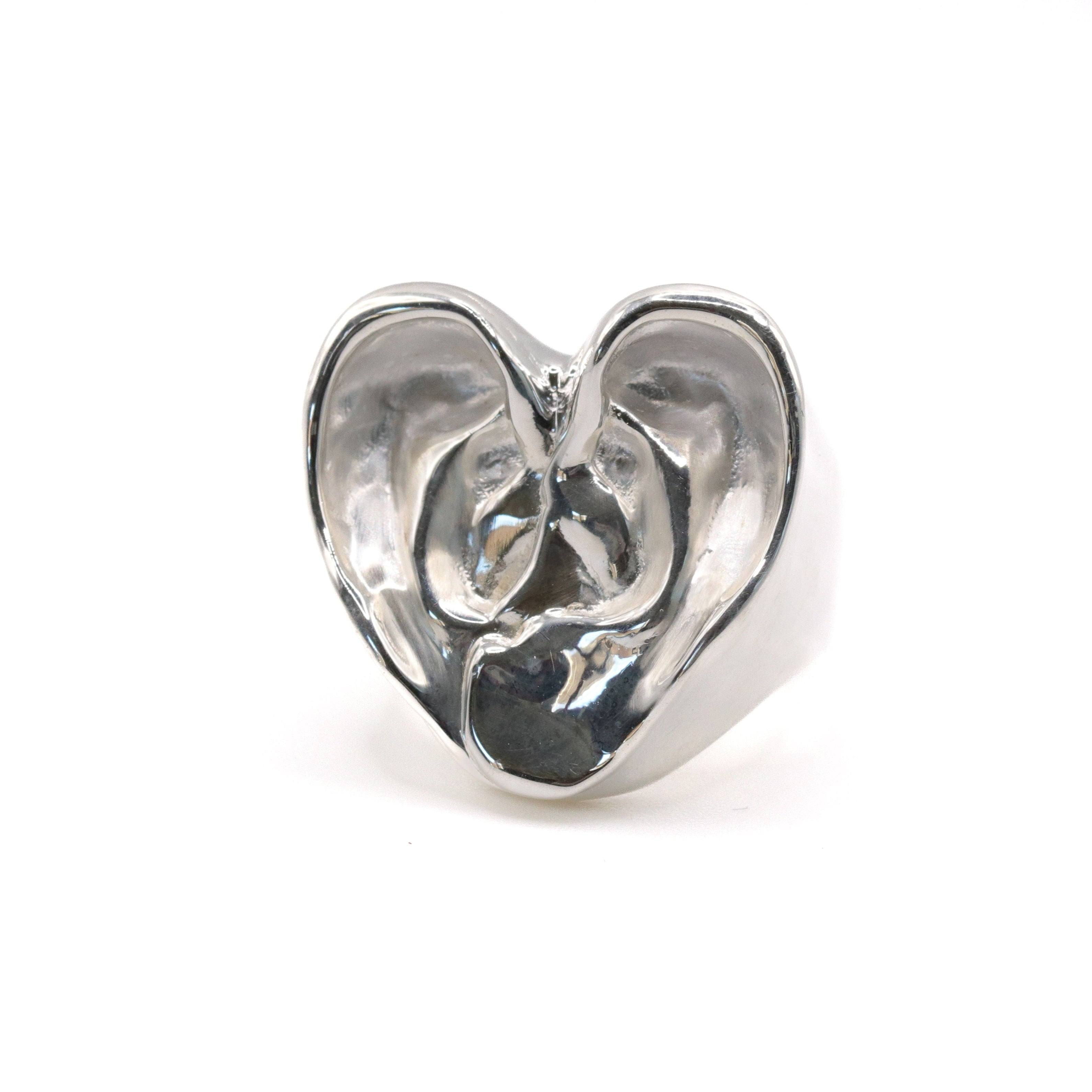 Après Youth Women's Silver A Good Listener Ring Large