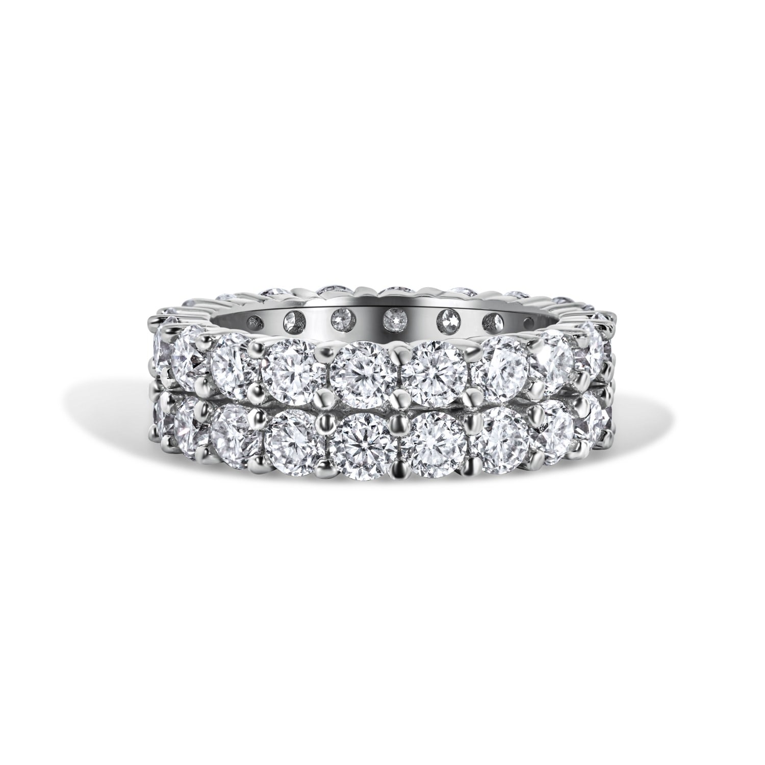 Viviana Halil Women's The Daliah Moissanite Ring In Sterling Silver