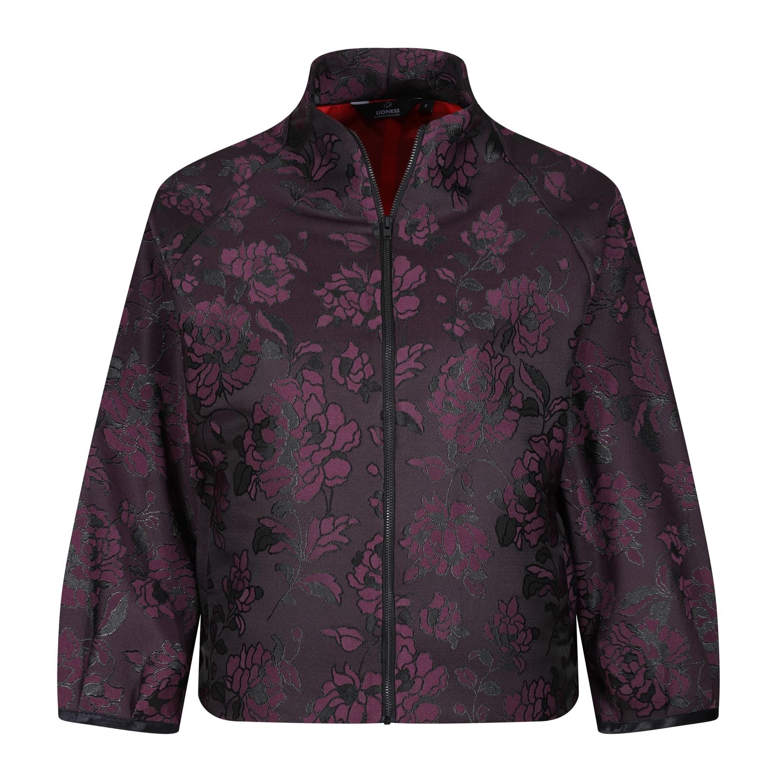 Lioness By Tf Women's Pink / Purple Purple Flowered Jacket In Pink/purple