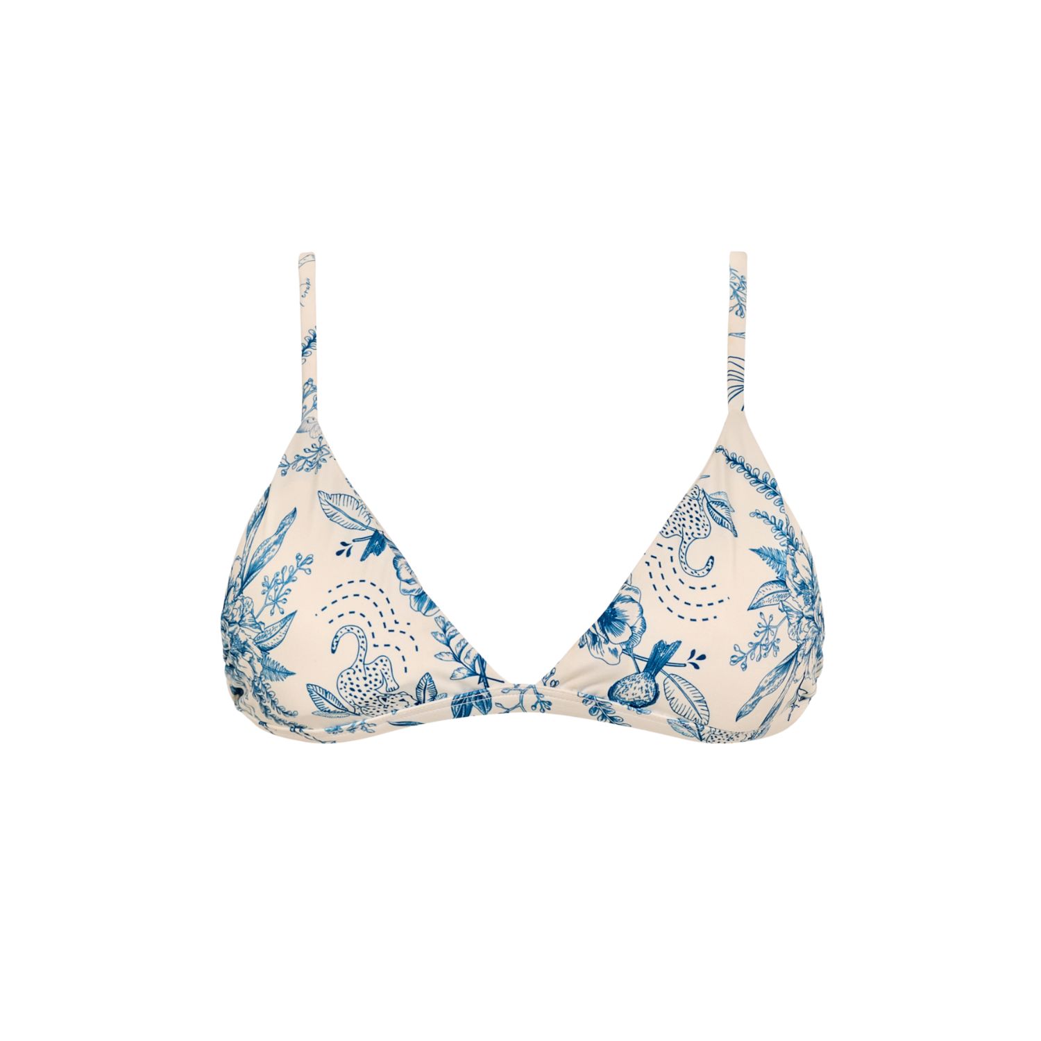 Acuarela Brand Women's Mykonos Triangle Bikini Top In Multi