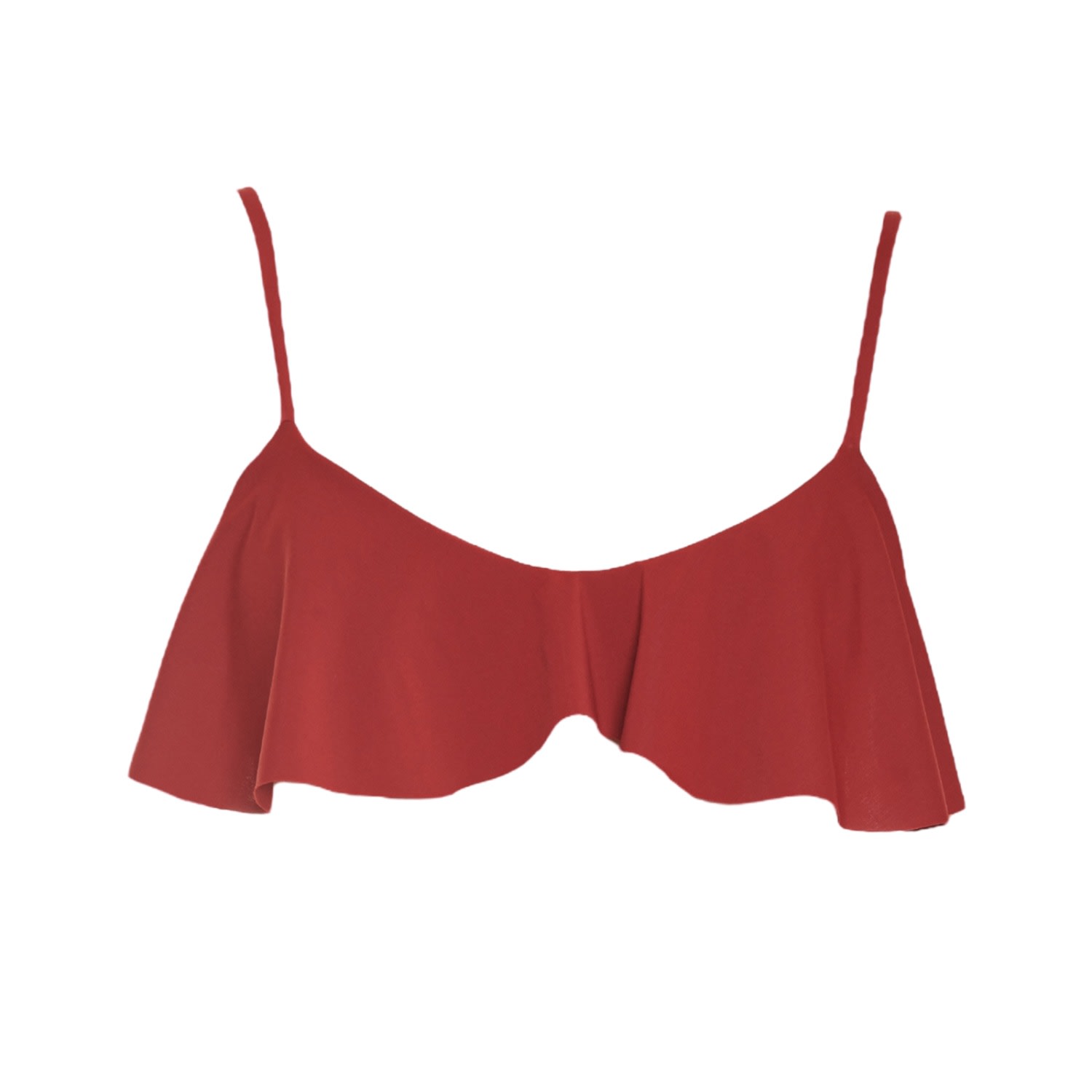 Rêve De Rive Women's Oona Bordeaux Red Bikini Top In Red