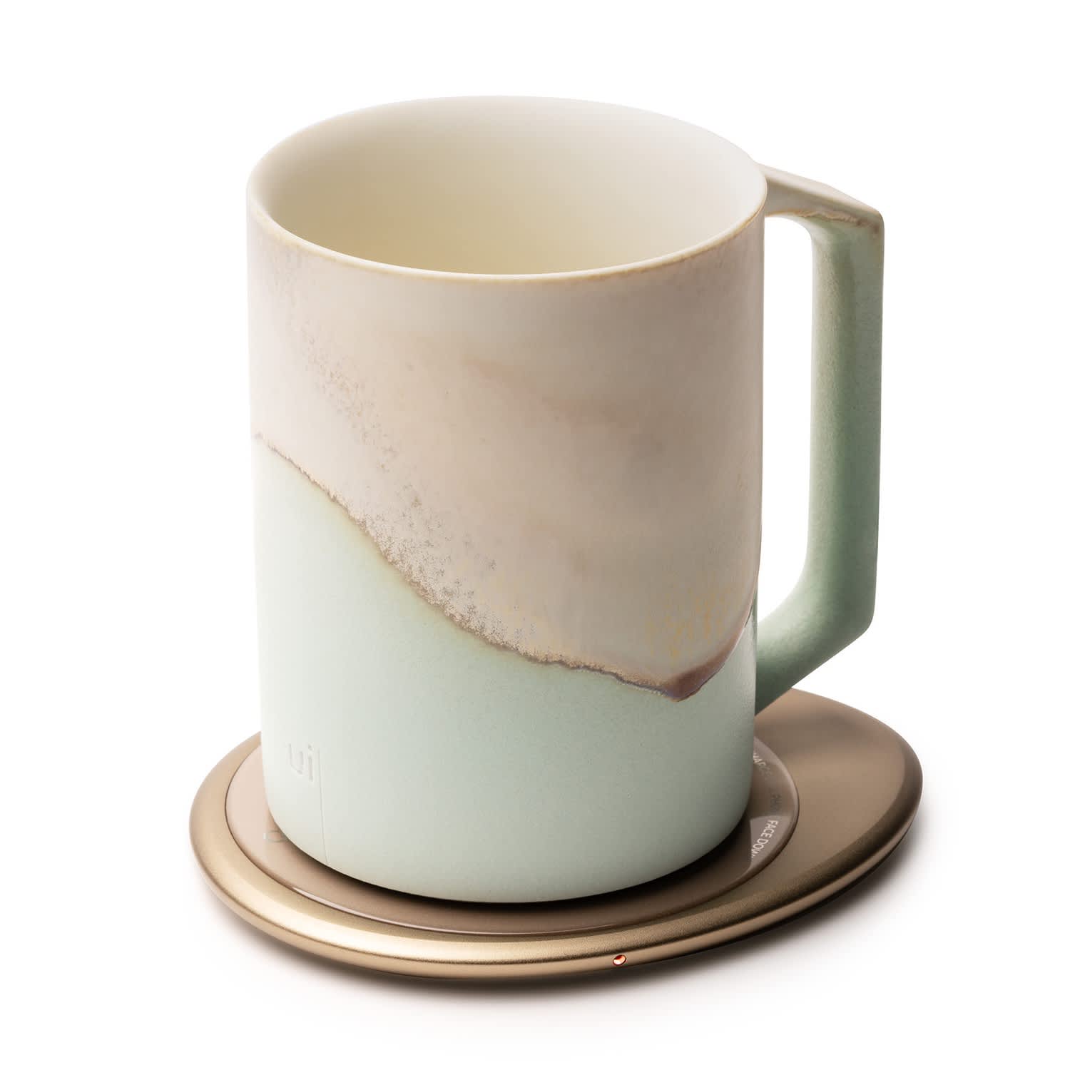 Ui Fine Ceramic Self-Heating Mug -Black Walnut, OHOM