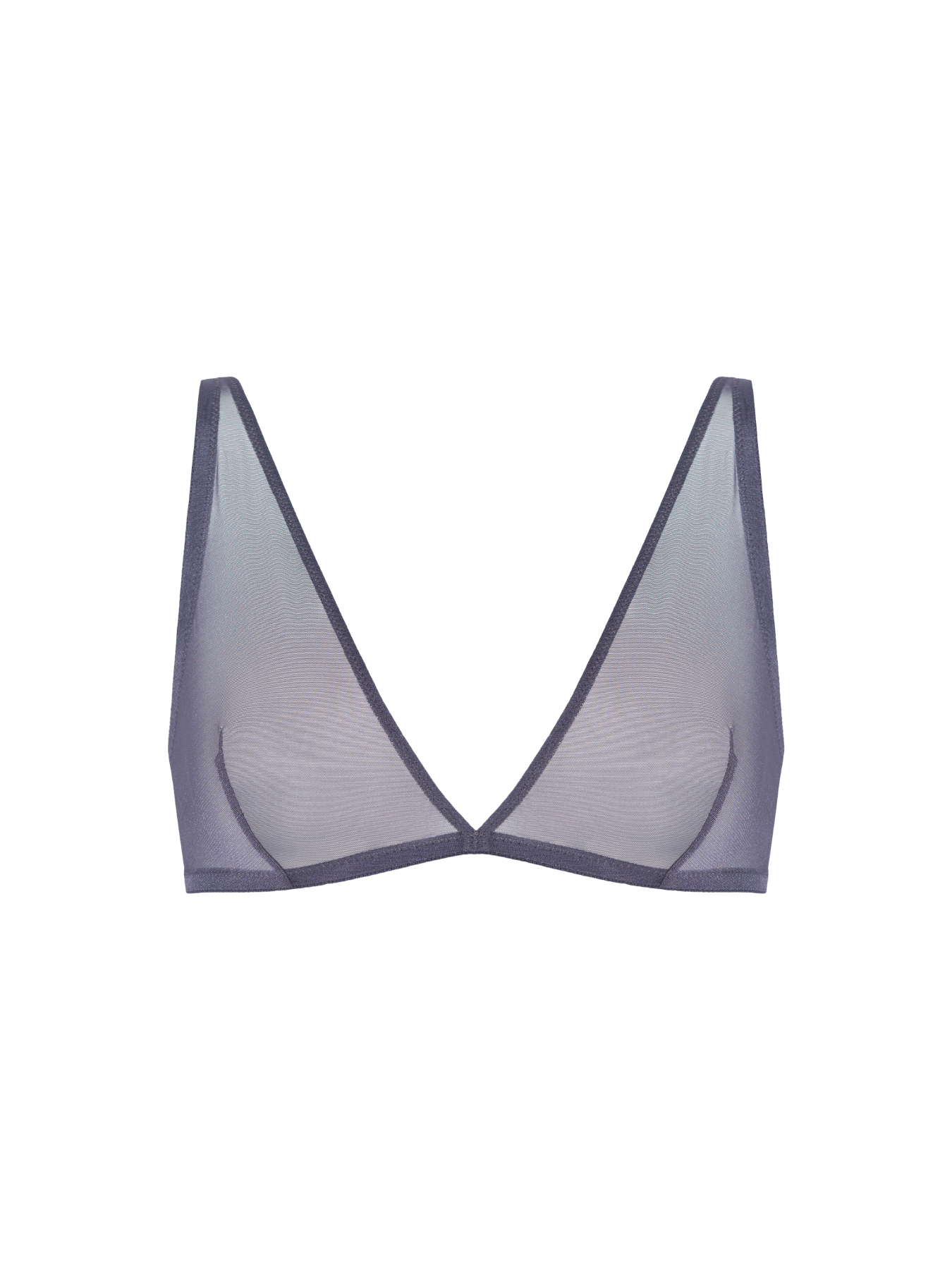 Bonbon Lingerie Women's Stardust Grey Triangle Bra In Grey