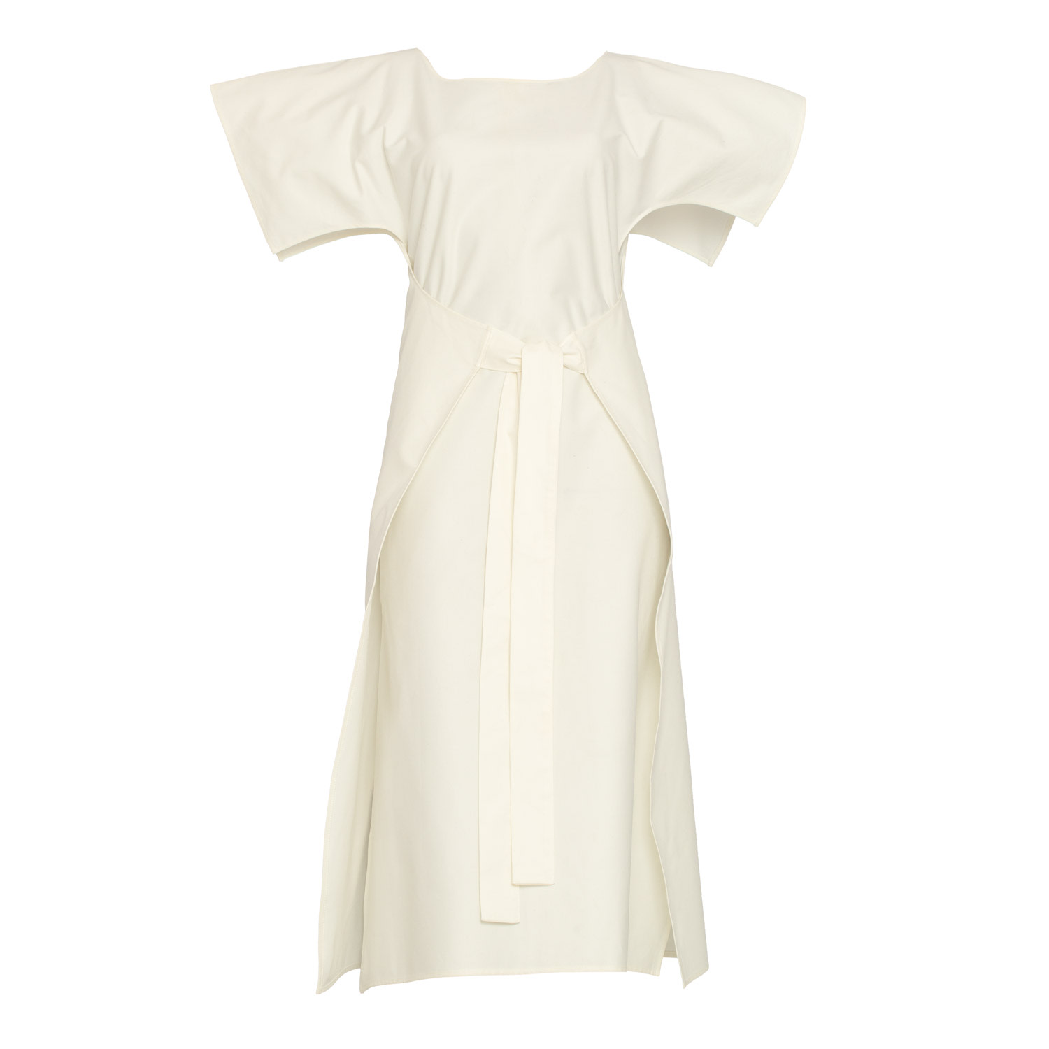 Women's Everyday Beach Dress In White Cotton | Medium | Bianca Popp