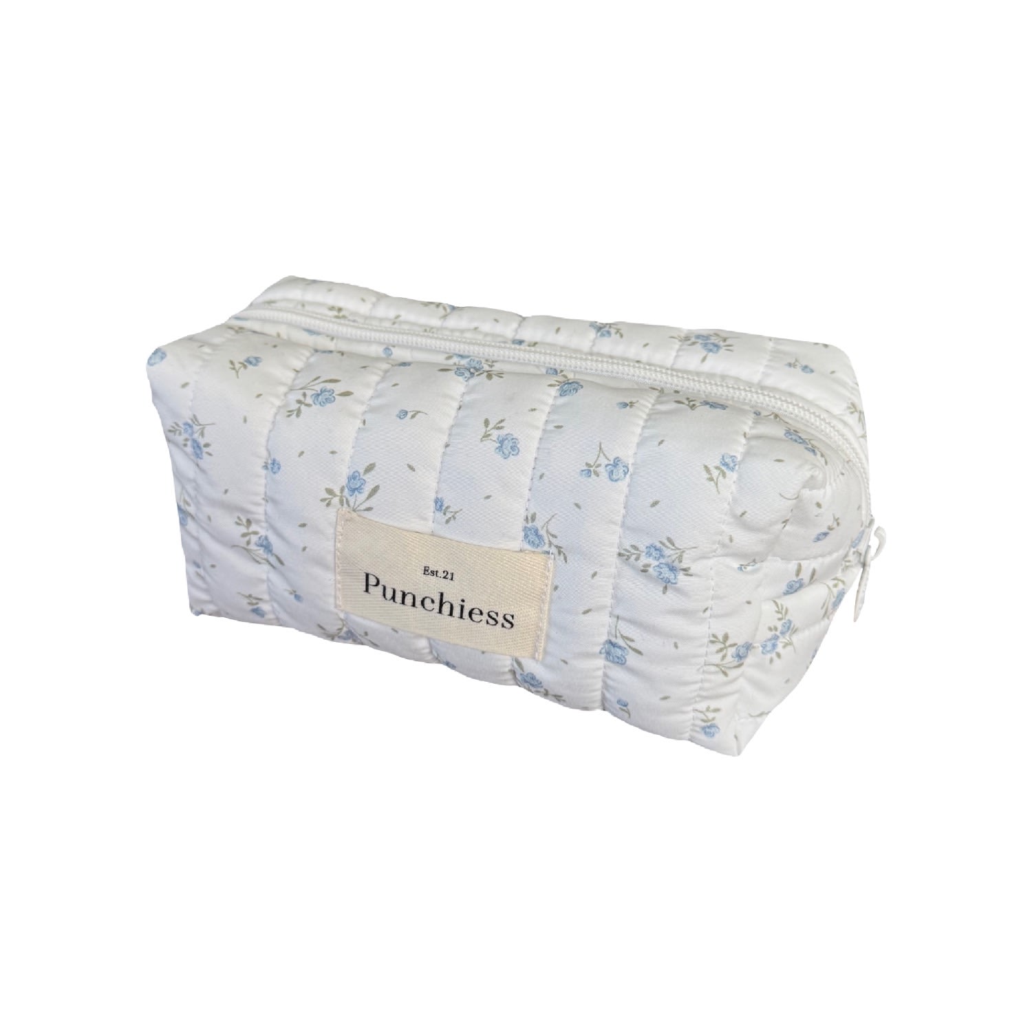 Punchiess Blue Meadow Makeup Bag