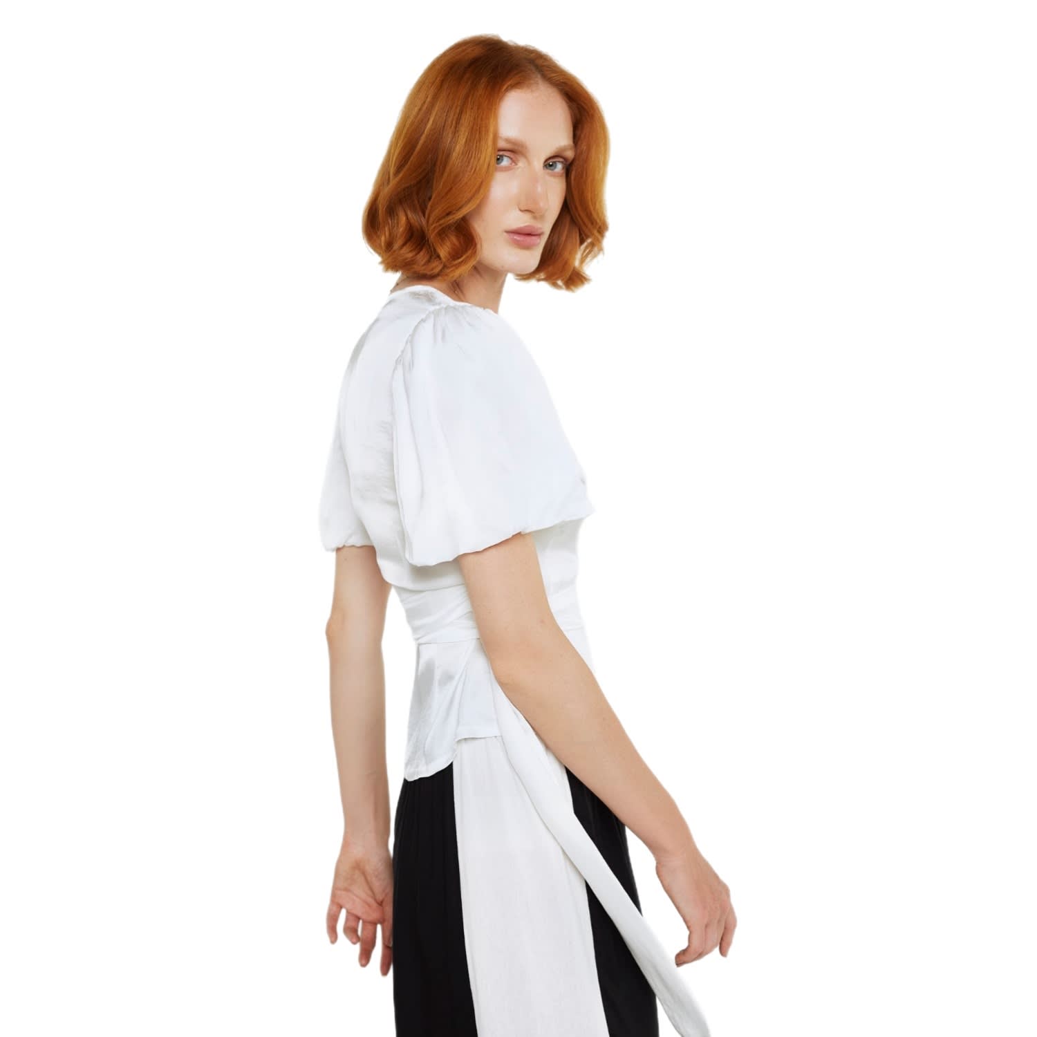 Wrap Top - White | Wild Mary Gold | Wolf & Badger