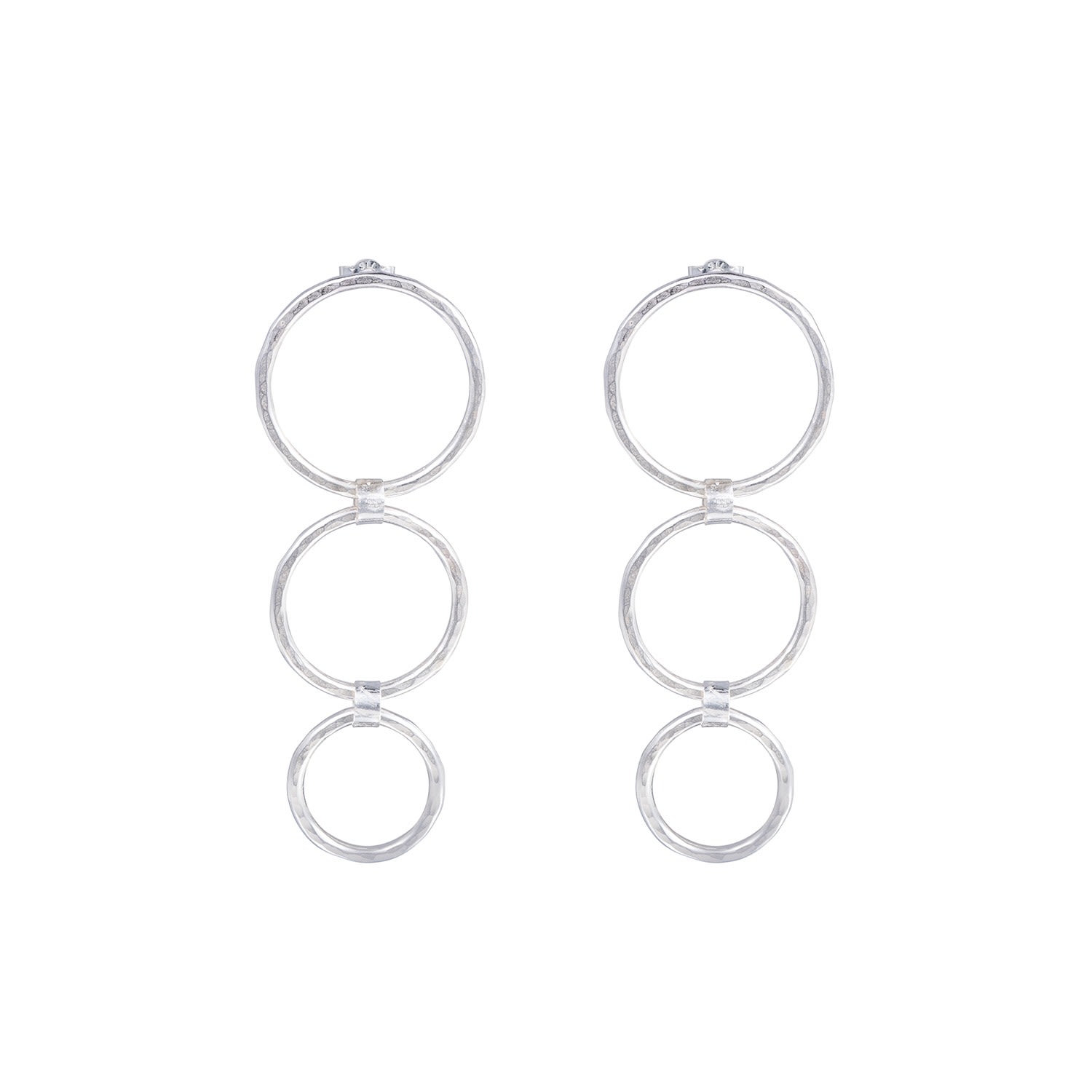 Women’s Silver Stack Earrings Madeleine Holloway