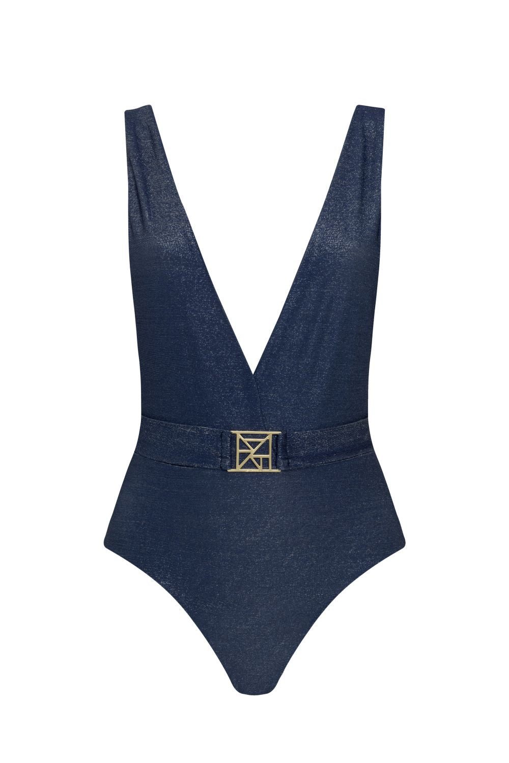 Women's Blue Sandie Swimsuit - Navy | Medium | Leyla Maya