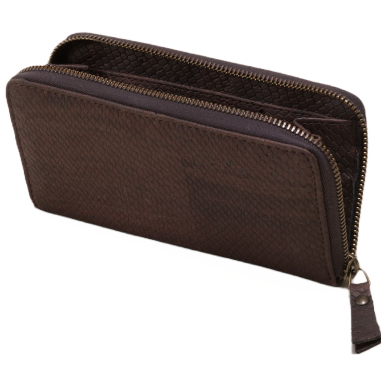 Women’s Just Enough Wallet - Brown Tiradia Cork