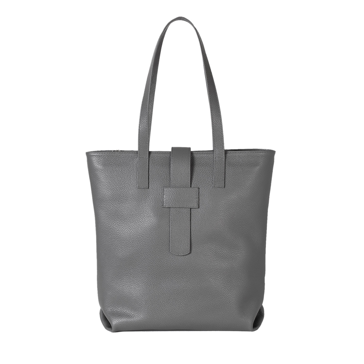 Laura Olaru Women's Ioana Dark Grey Leather Shoulder Bag In Grey