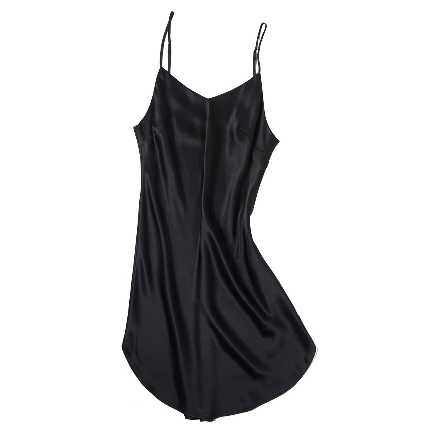 Women’s River Nymph Pure Silk Slip Dress - Black XXXL Soft Strokes Silk