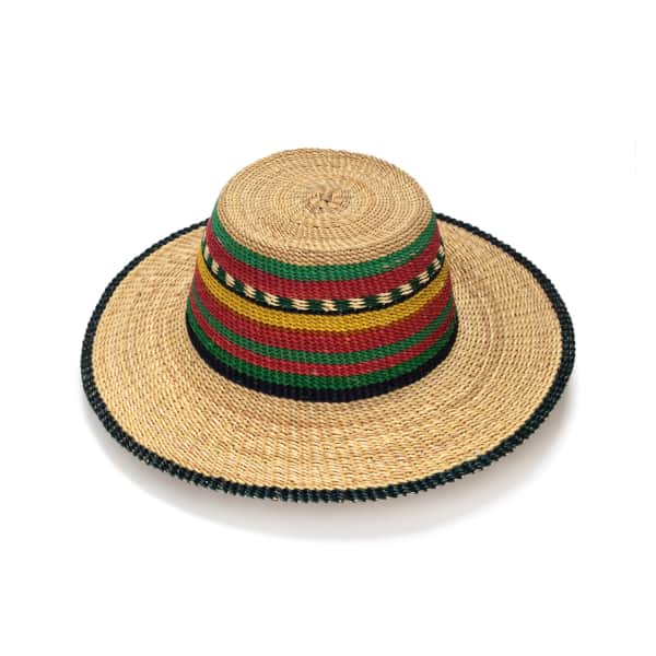Handmade Ethnic Straw Hat Justine Hats Wolf & Badger