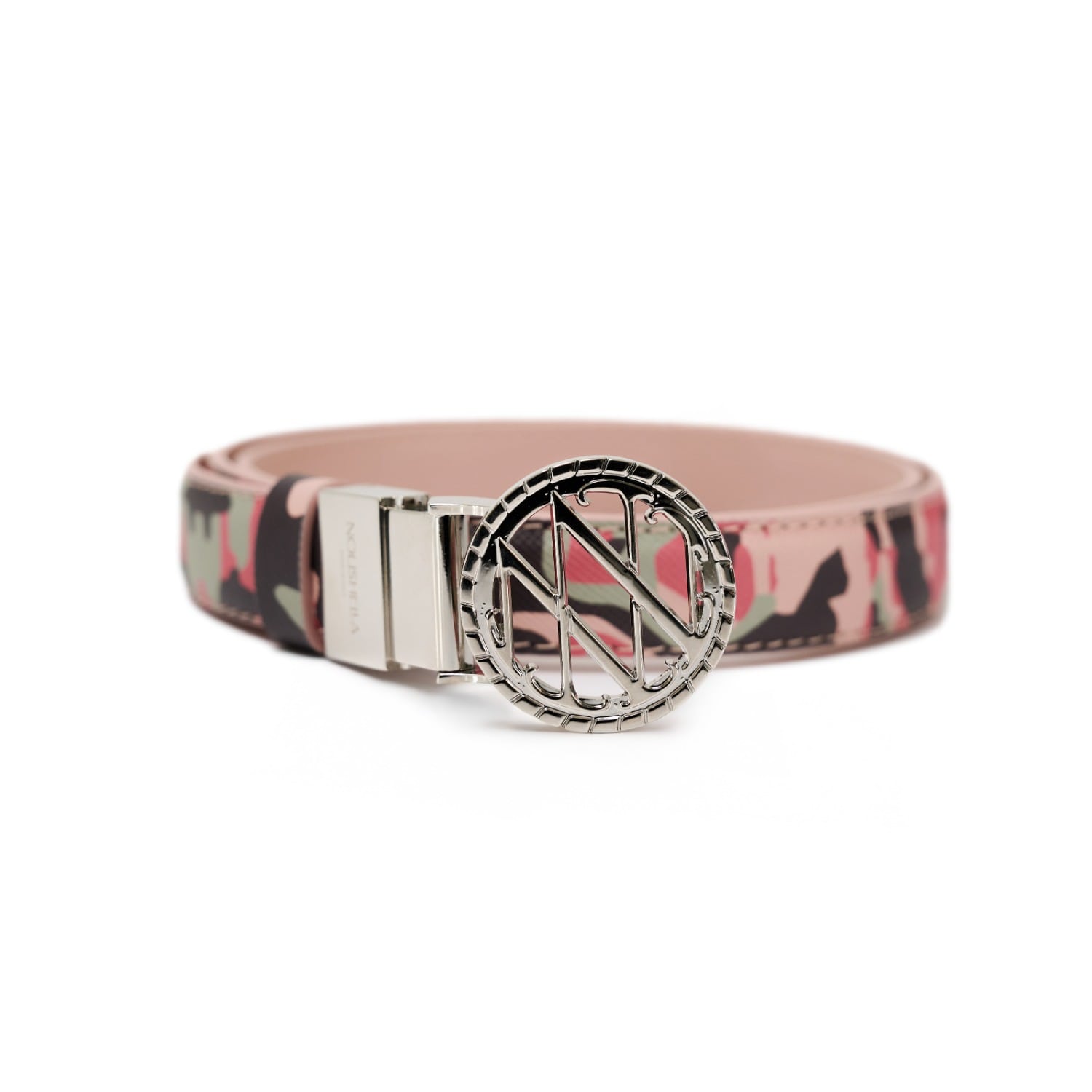 Noushella Women's Pink / Purple Anahata Silver Small Belt In Elysium In Pink/purple