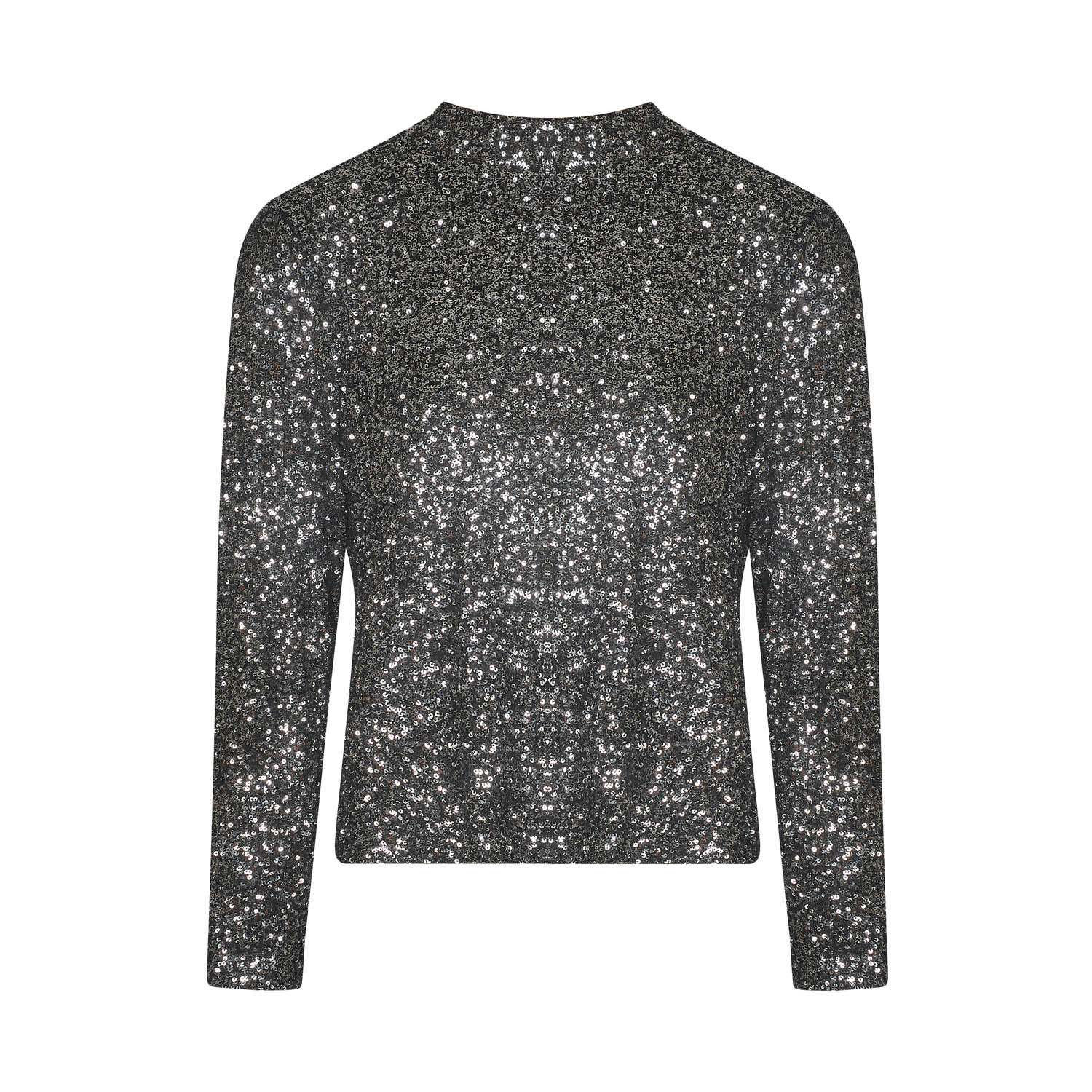 Nooki Design Women's Grey / Silver Mercer Top In Gunmetal In Gray