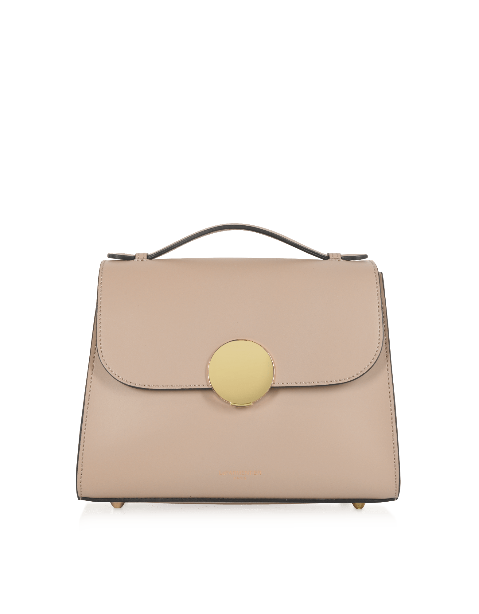 Le Parmentier Women's Neutrals Bombo Top-handle Satchel Bag W/strap - Neutral In Multi