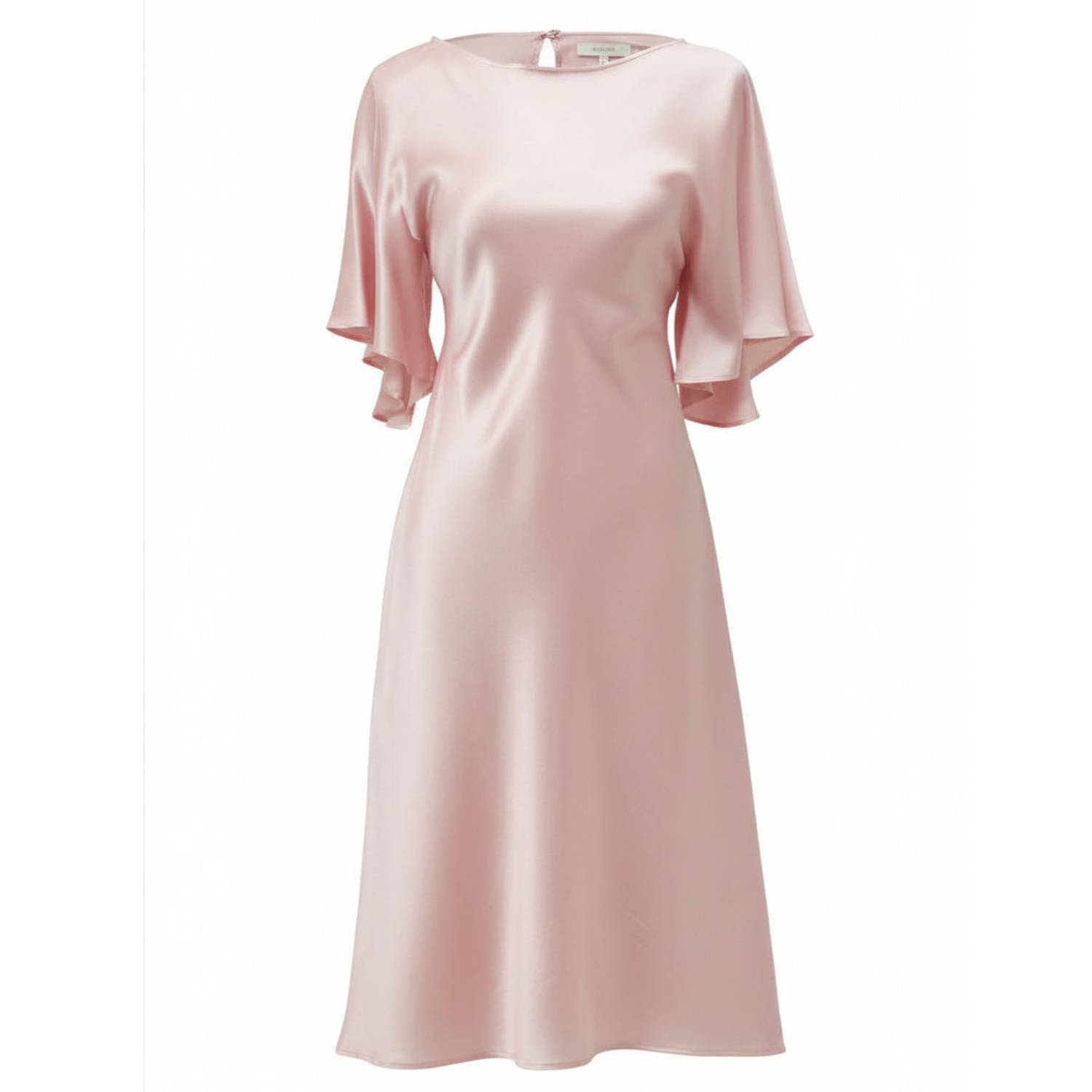 Women's Silk Kimono Dress In Pink | Large | Incantevole Milano