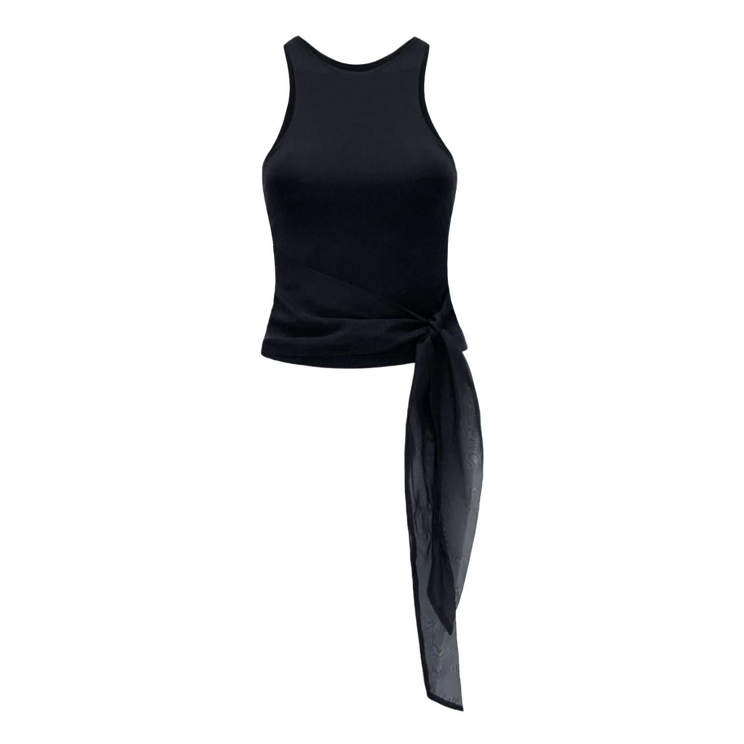 Shop Ow Collection Women's Lana Tie Black Top