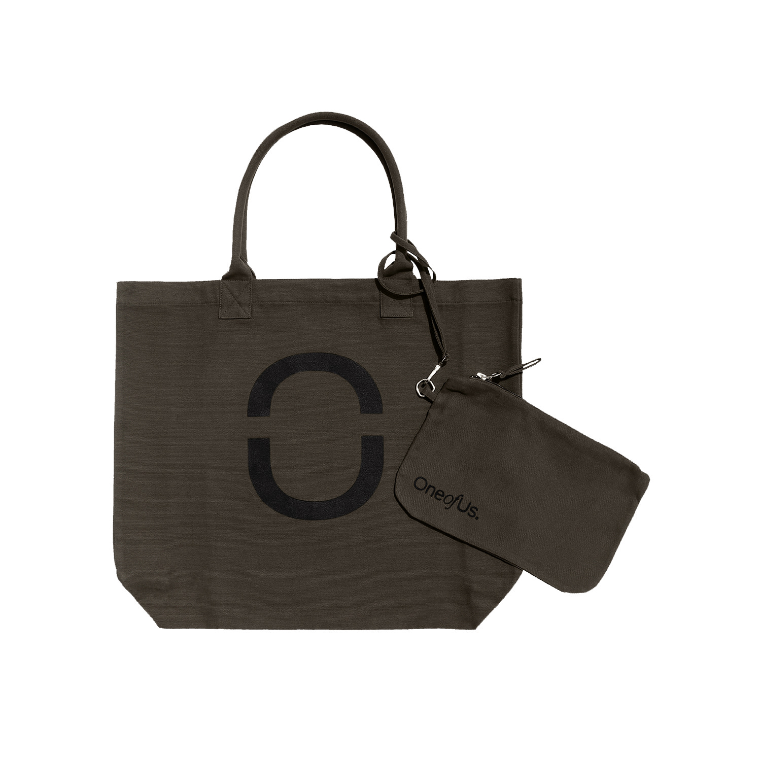 One Of Us Women's Green Totely Yours Tote 2-in-1 Shopping Bag - Forest In Green