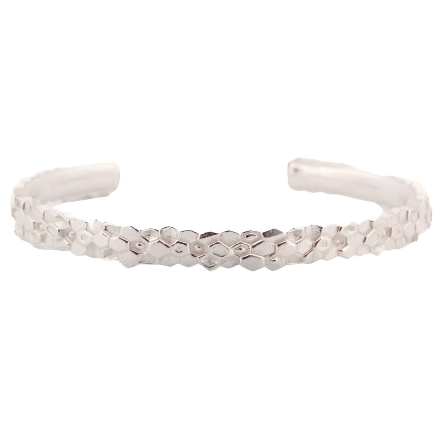 Dainty London Women's The Silver Artemis Bangle In Silver