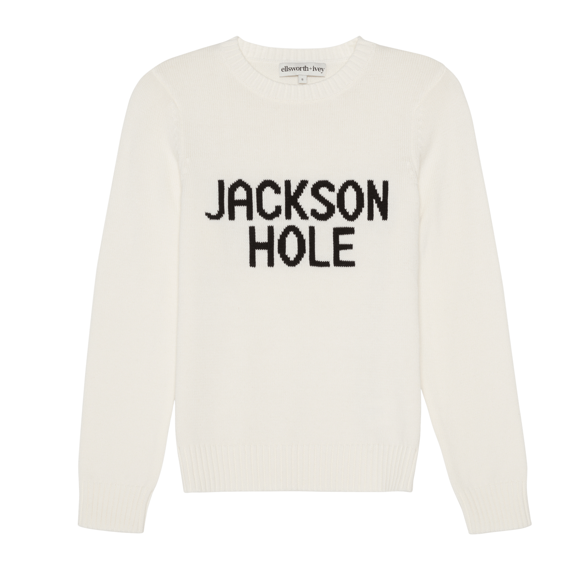 Women’s Jackson Hole Sweater - White Extra Large Ellsworth + Ivey