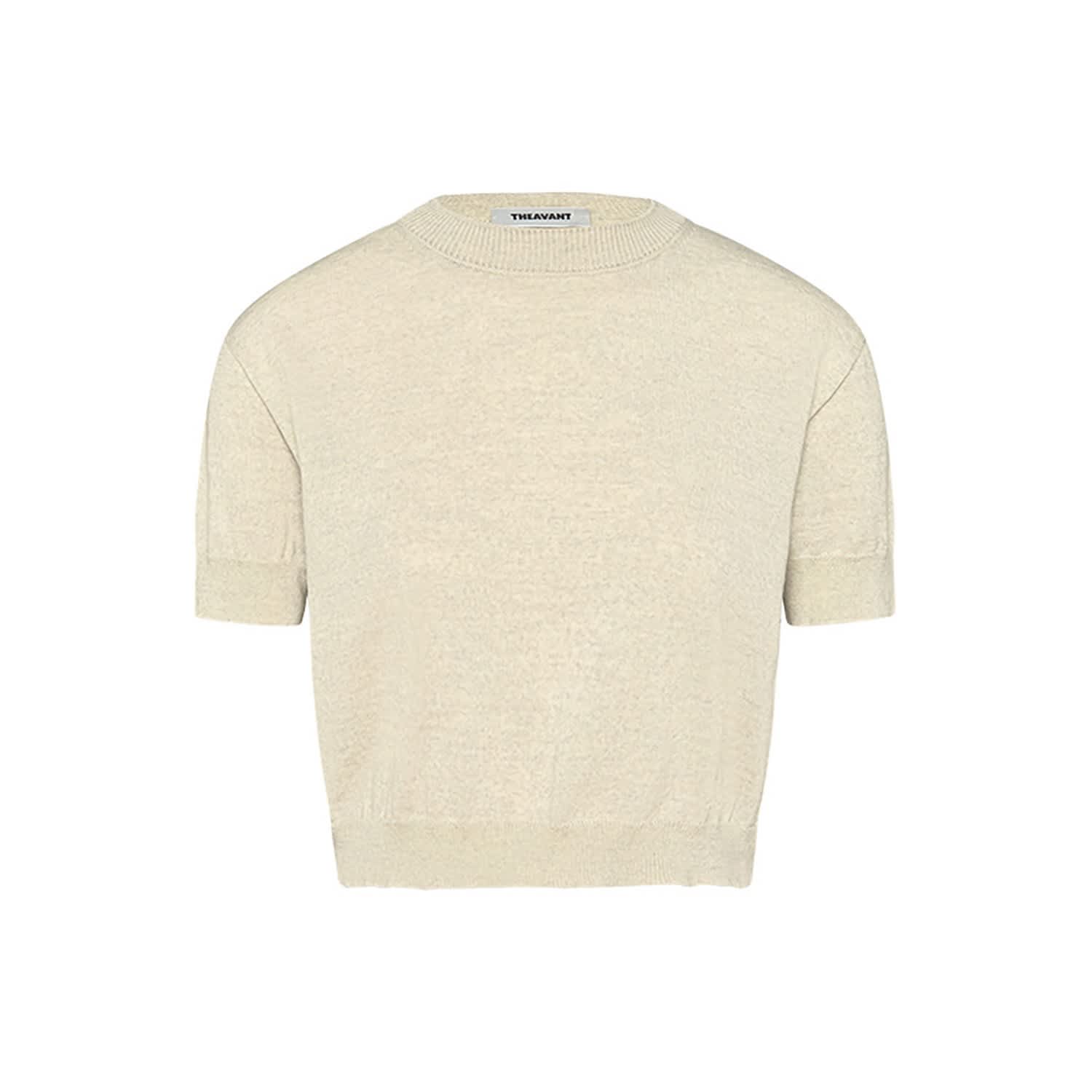 short sleeve merino sweater
