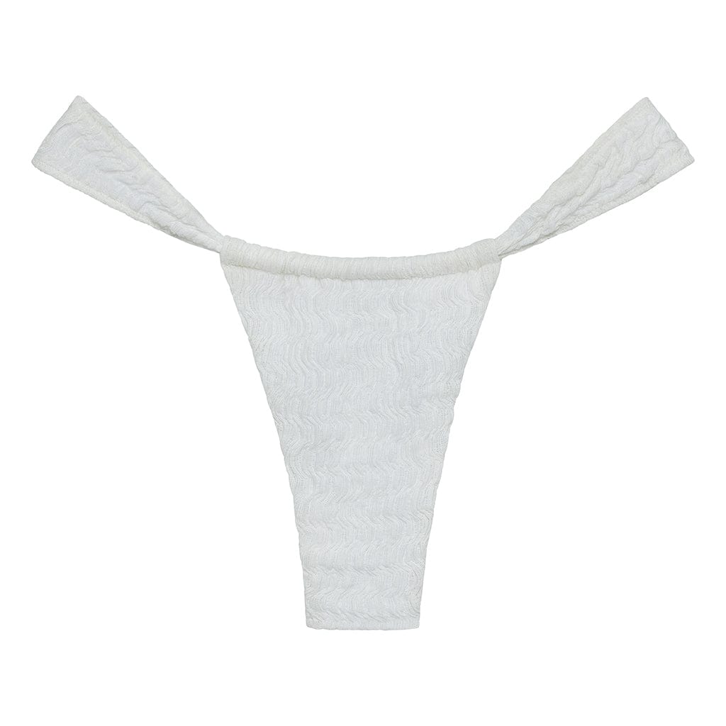 Women's White Seychelles Sandra Bikini Bottom | Small | Montce Swim