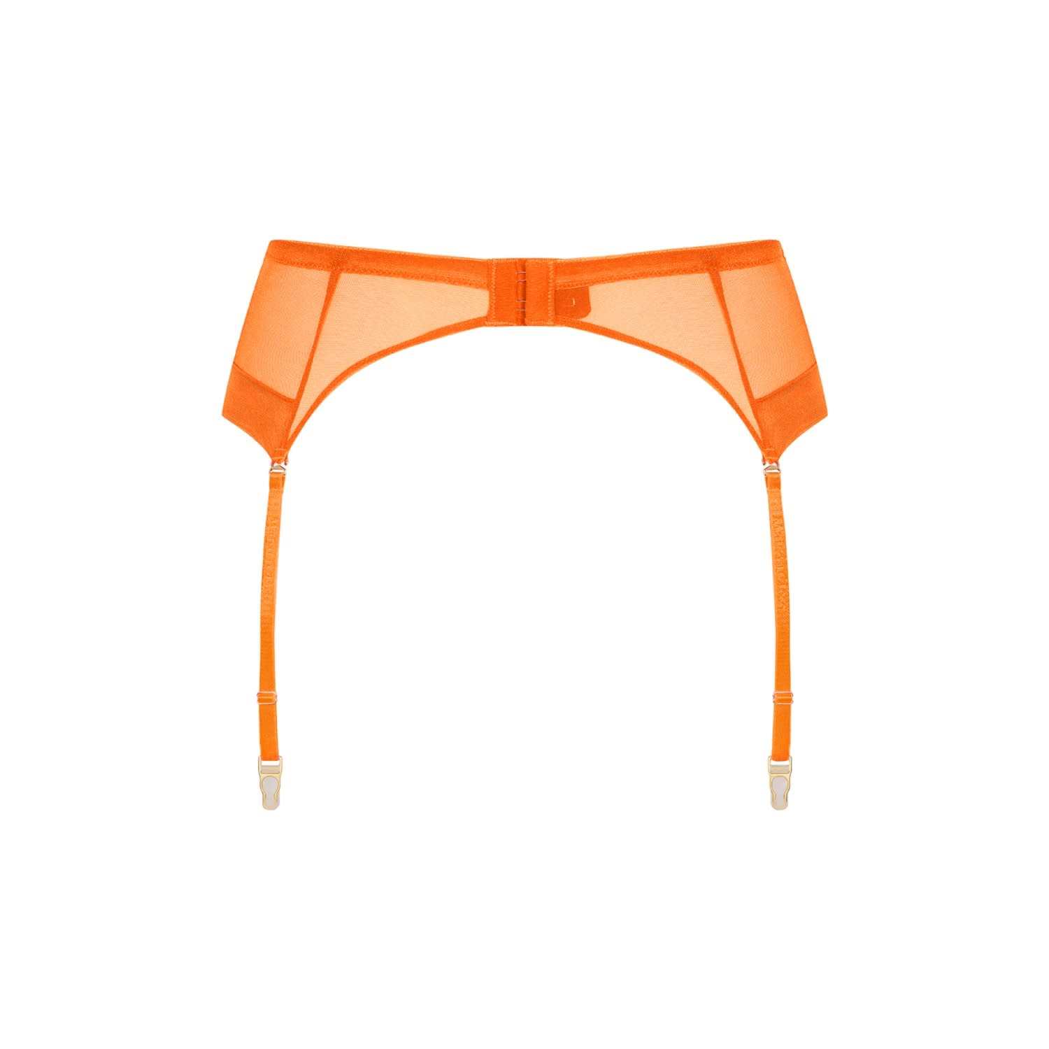Orange clearance garter belt