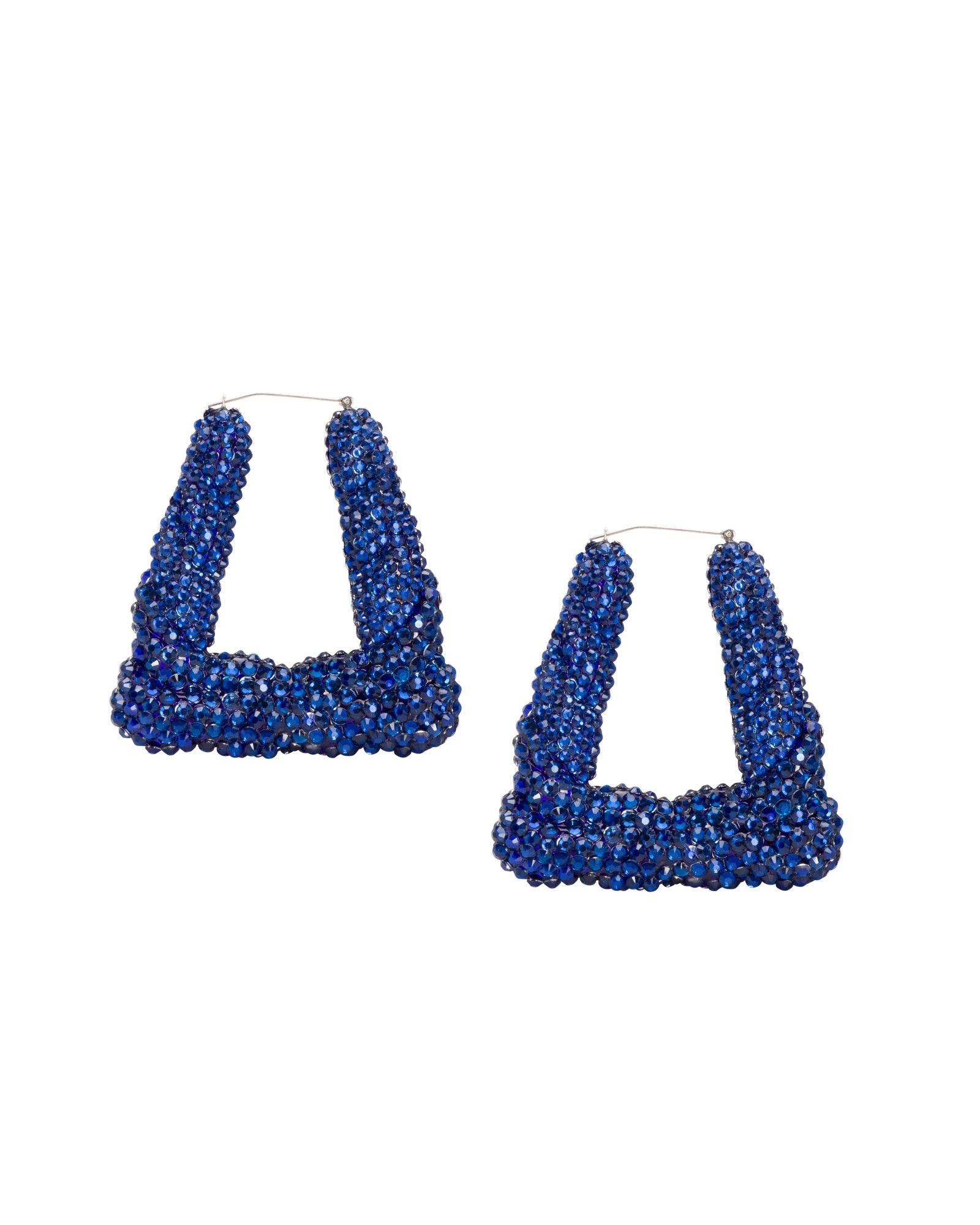 Women’s Boogie Down Rhinestone Earrings - Royal Blue - Limited Edition Meghan Fabulous