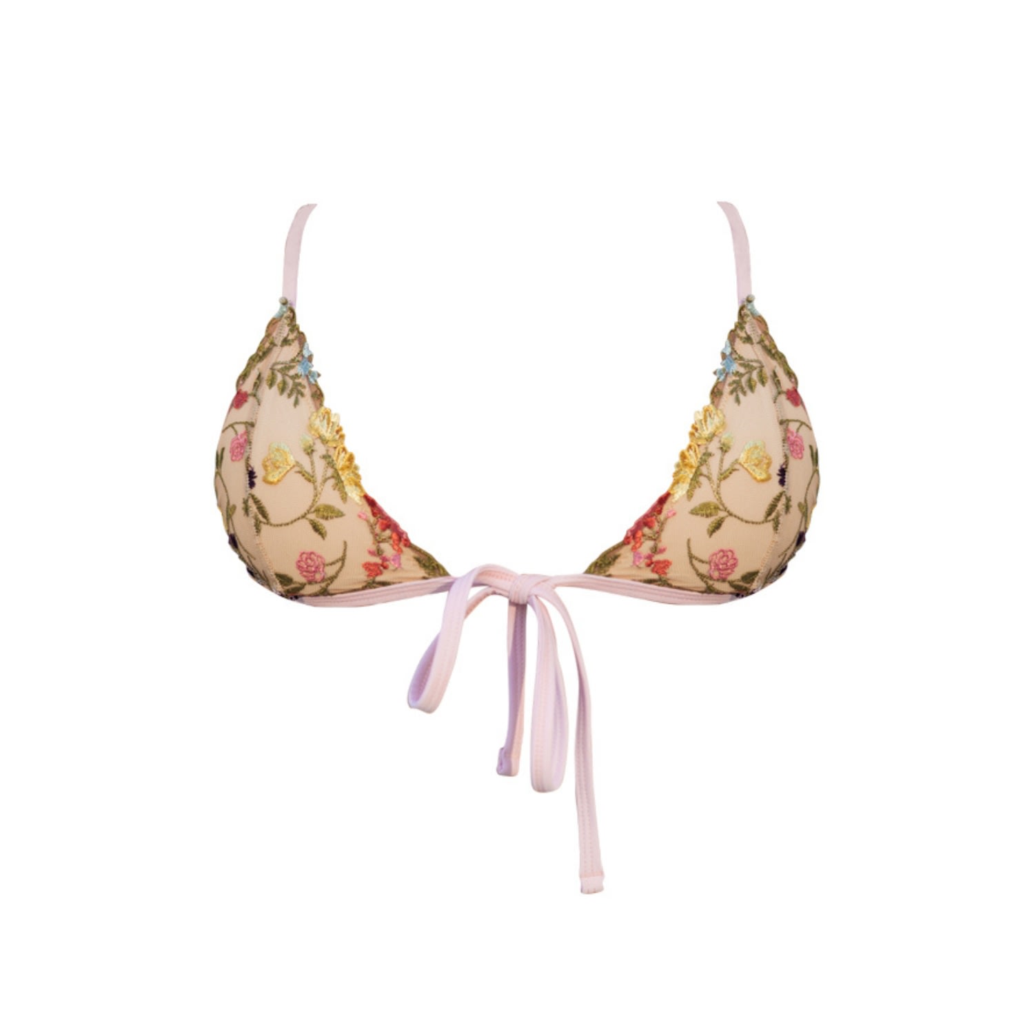 Ivy Swimwear Women's Pink / Purple Aster In Pink Bikini Top In Pink/purple
